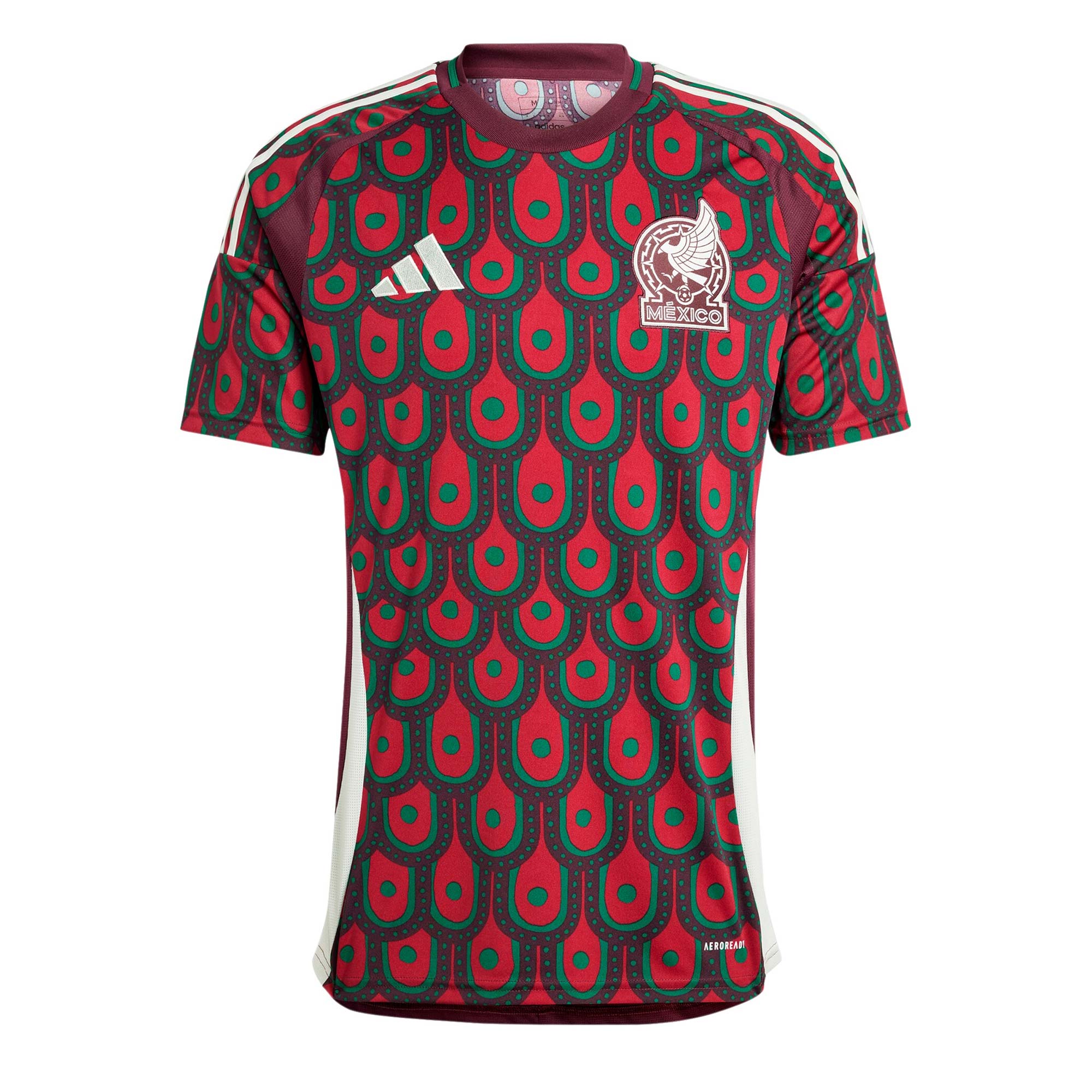 adidas Men's Mexico 2024/25 Home Jersey Multicolor、mySite、bottomscart