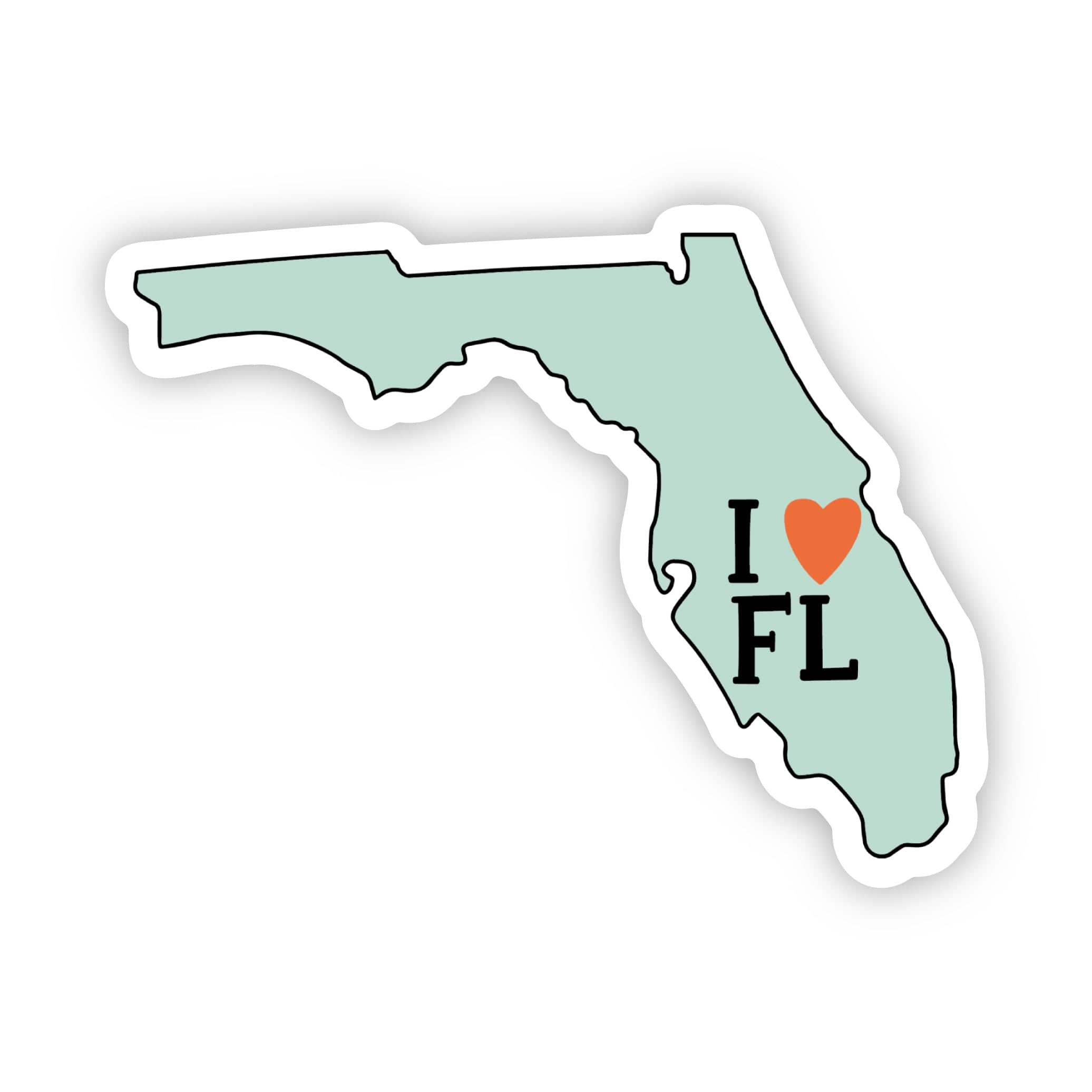  I Love Florida Sticker、mySite、elrpsem3k