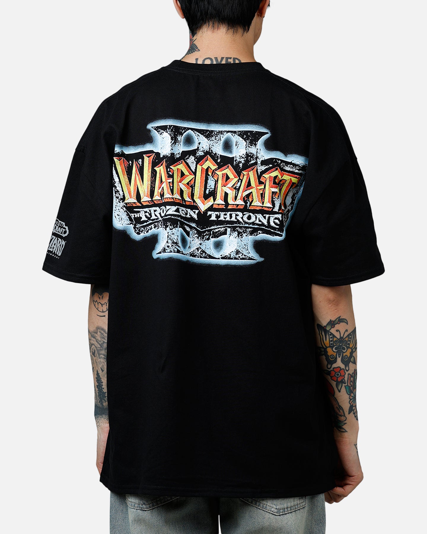American Thrift X Warcraft III: The Frozen Throne T-Shirt Black、mySite、zt4zffjzw
