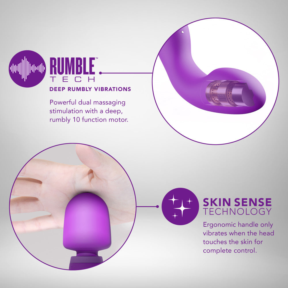 Wellness By Blush™ | Dual Sense 10 Function Massage Wand With RumboTech™、mySite、bottomscart