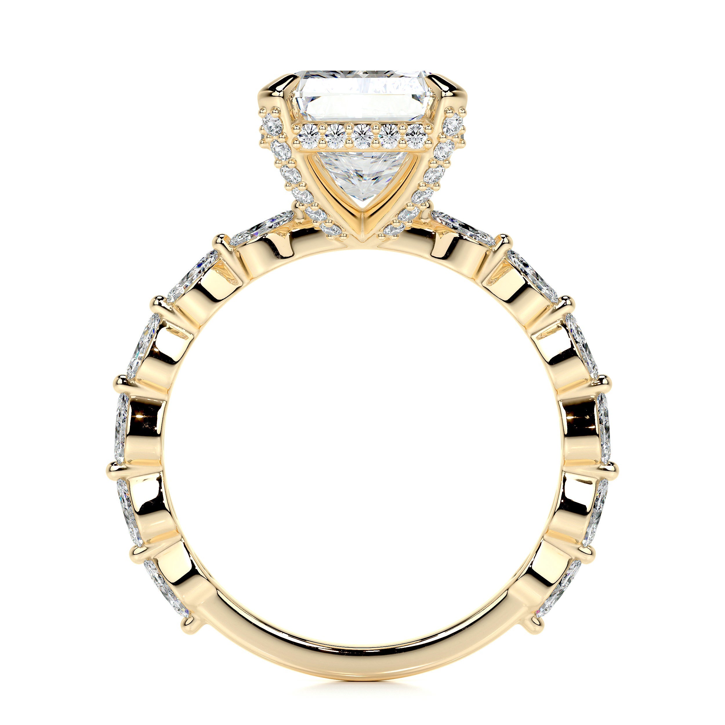 Robin Lab Grown Diamond Ring -18K Yellow Gold (RTS)、mySite、hinf8tx79