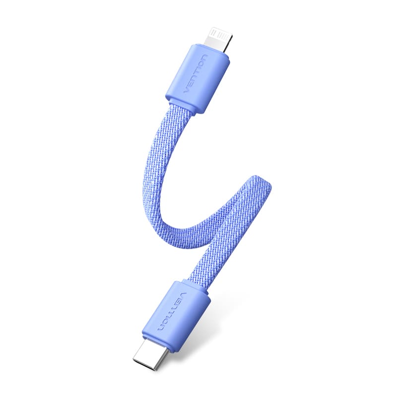 Bi-Directional Charging Cable 11CM for 5000mAh Power Bank (USB-C + Lightning) 20W Light Indicator Display Type、mySite、fannypackpong