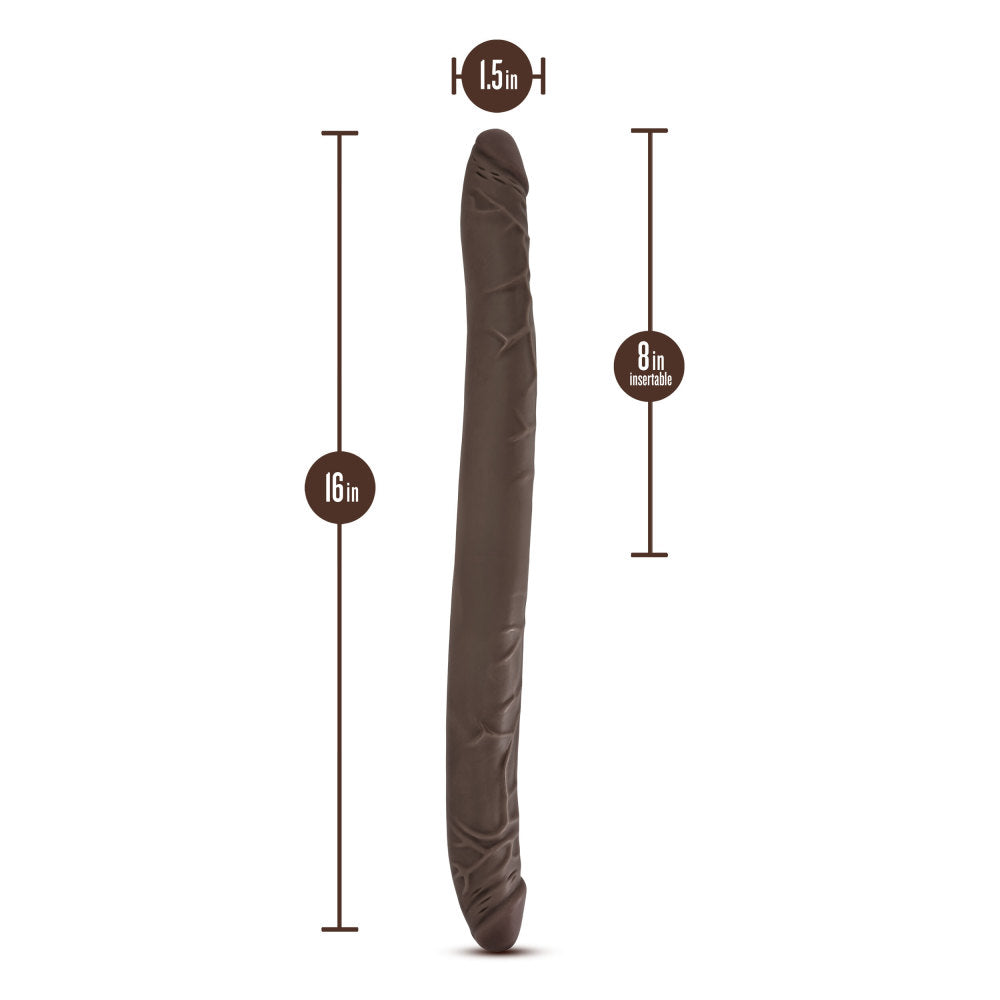 Dr. Skin By Blush® | Chocolate 16-Inch Long Dildo、mySite、bottomscart