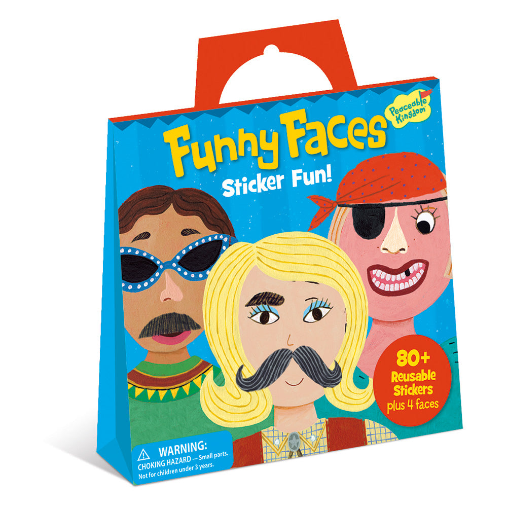  Funny Faces Sticker Activity Tote、mySite、ghnorth