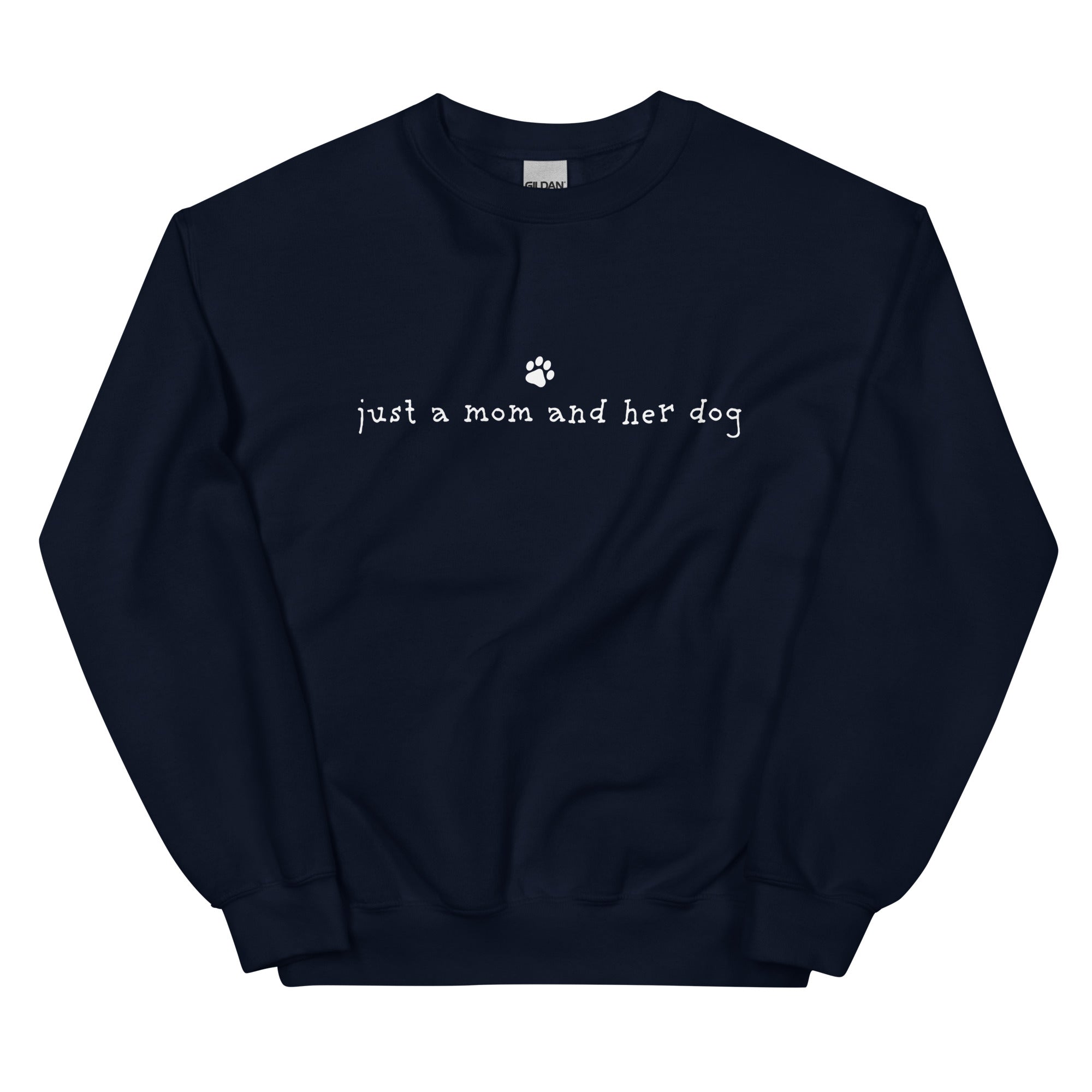 Just A Mom & Her Dog Crewneck Sweatshirt、mySite、camillekostekn