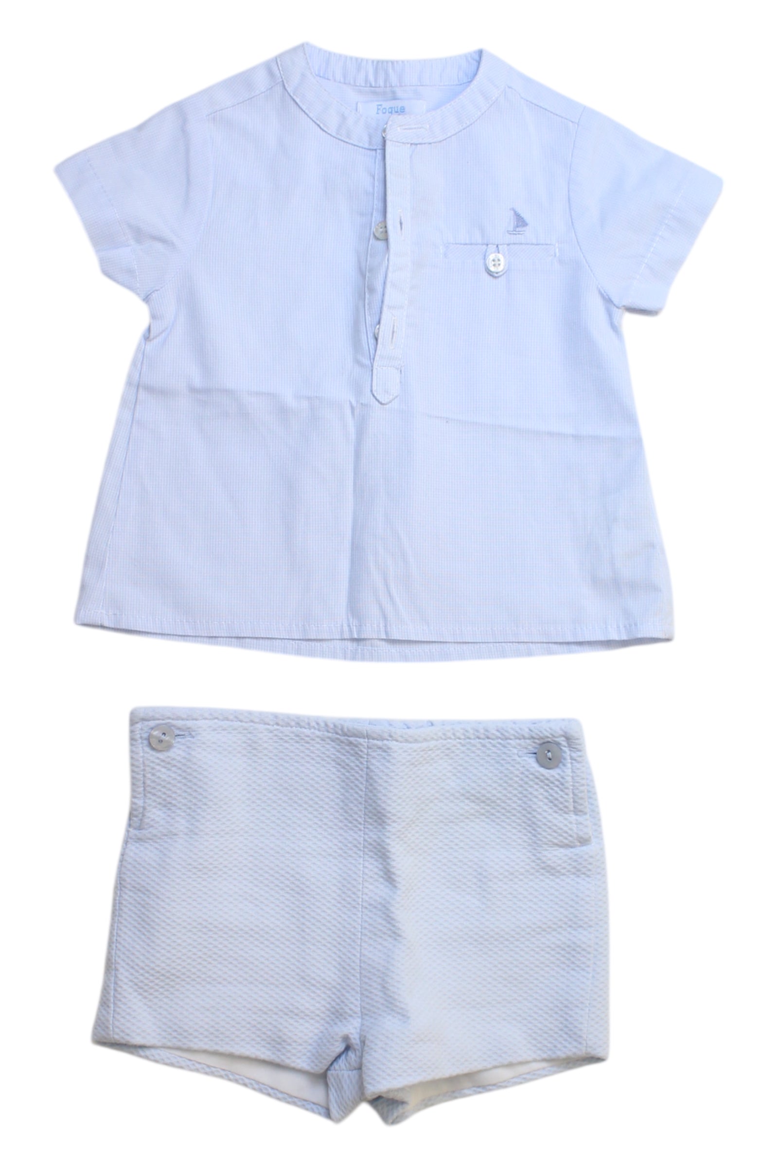 Foque Short Sleeve Shirt And Shorts Set 3-6M、mySite、g9winljtr