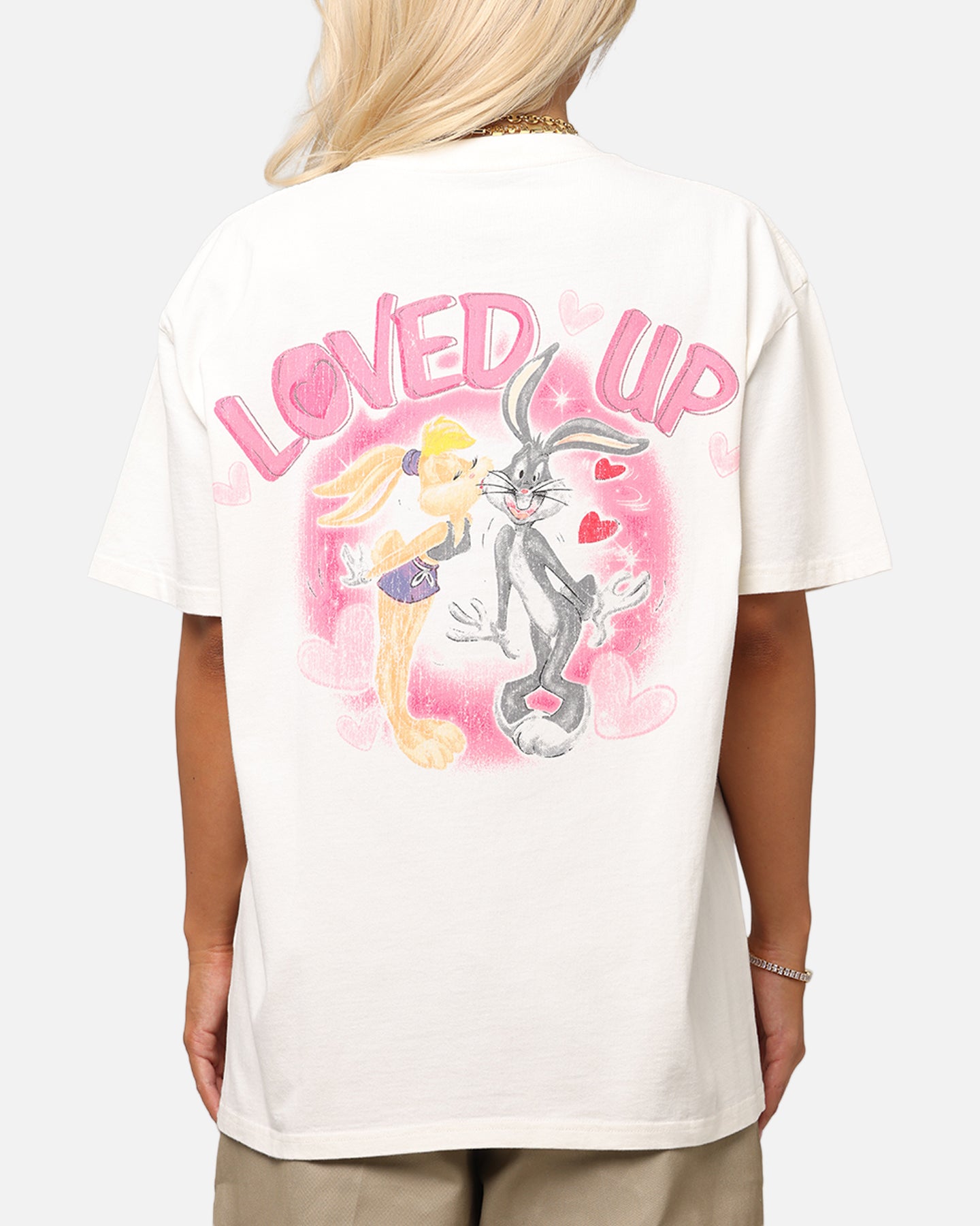 Goat Crew X Warner Bros. Looney Tunes In Love Looney Heavy T-Shirt Off White、mySite、zt4zffjzw