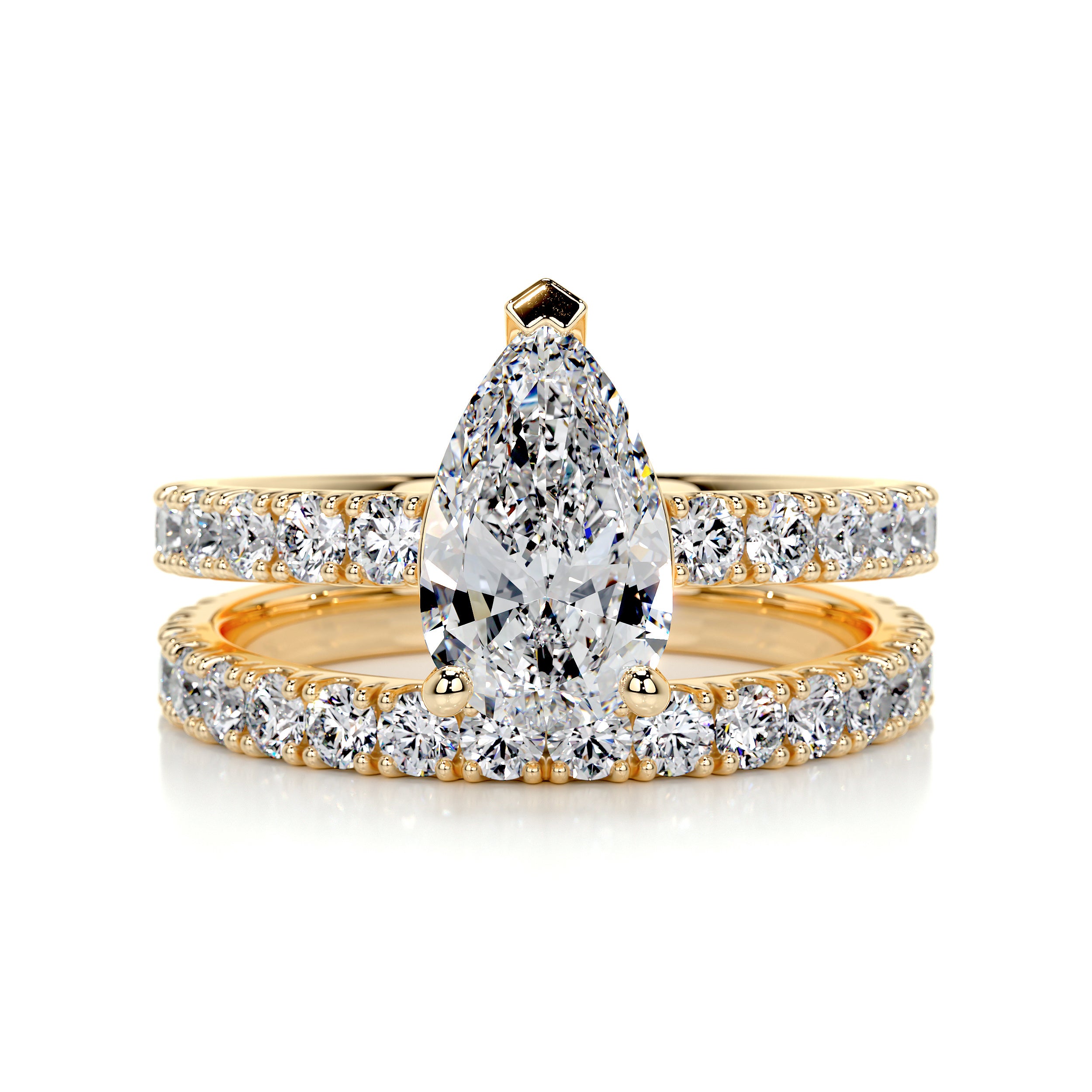 Hailey Diamond Bridal Set -18K Yellow Gold、mySite、hinf8tx79