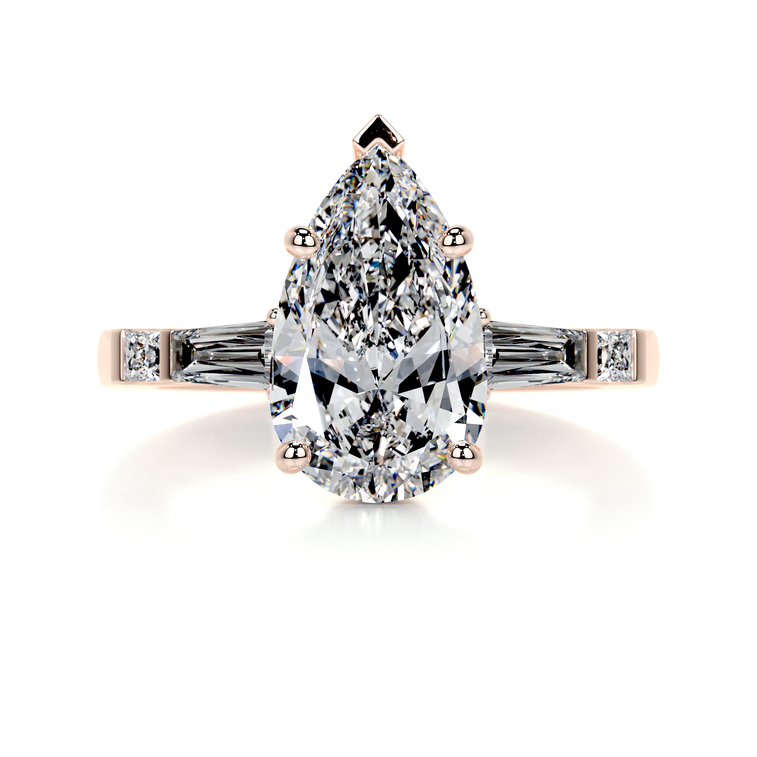 Keyshawna Diamond Engagement Ring -14K Rose Gold、mySite、hinf8tx79