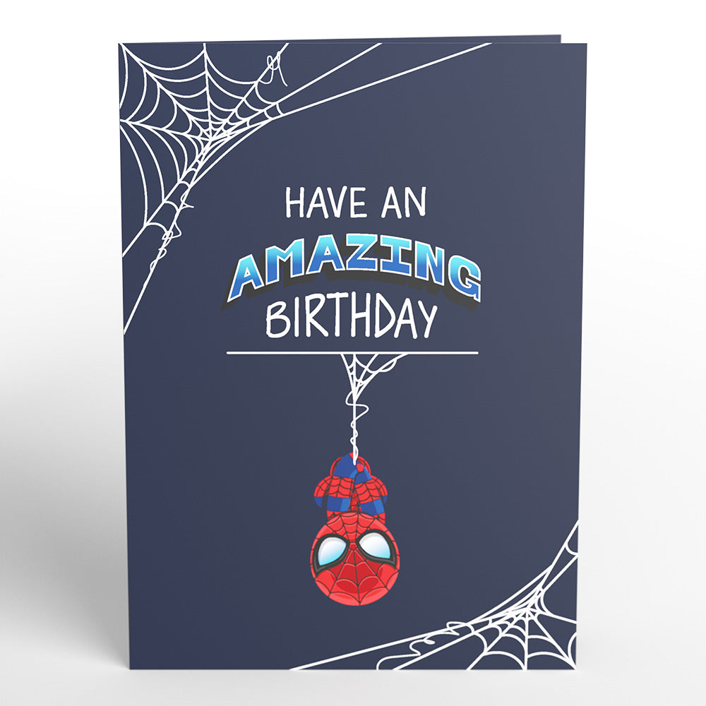 Marvel's Spider-Man Amazing Birthday Pop-Up Card、mySite、solidvoid