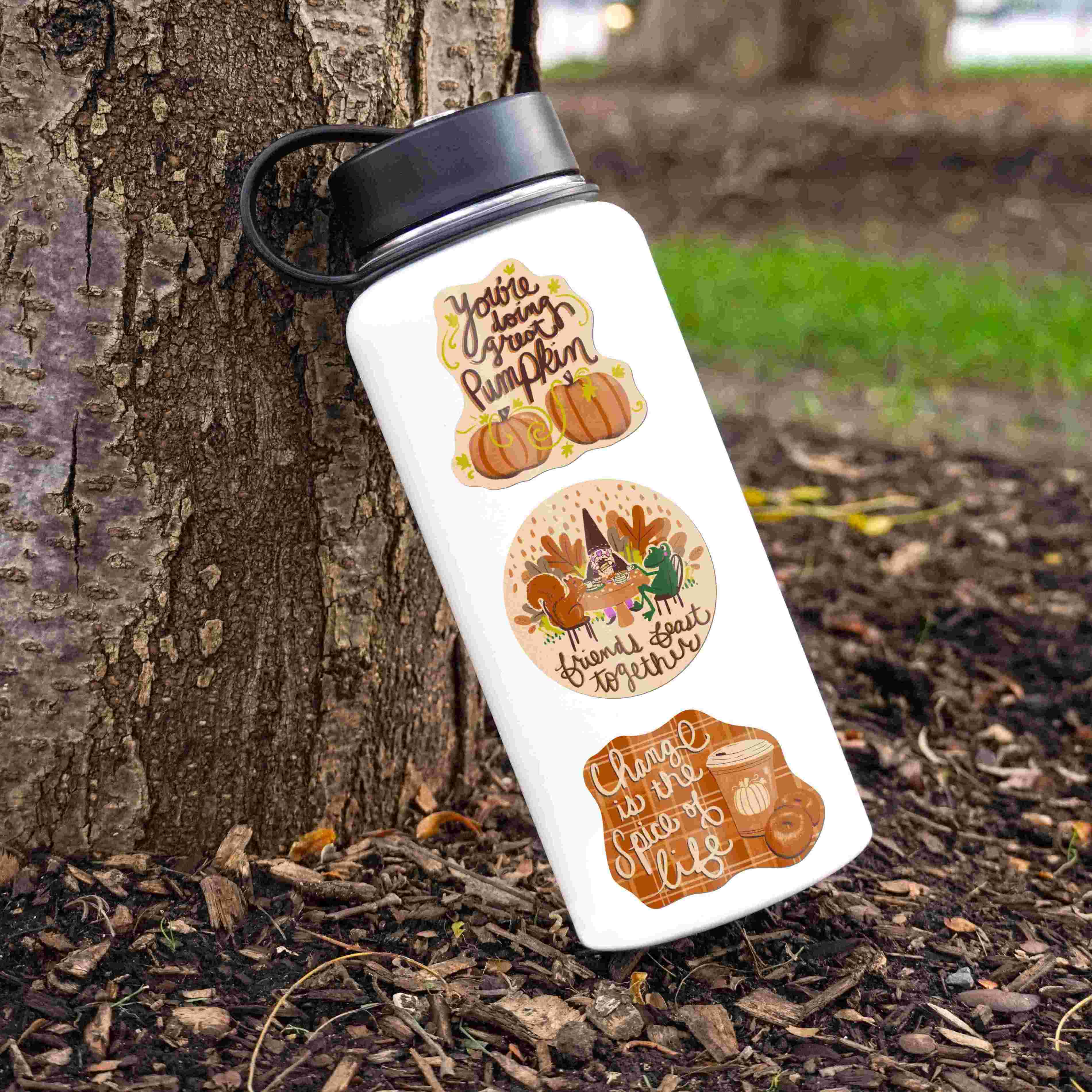  Autumn Positivity Sticker 6 Pack、mySite、ghnorth