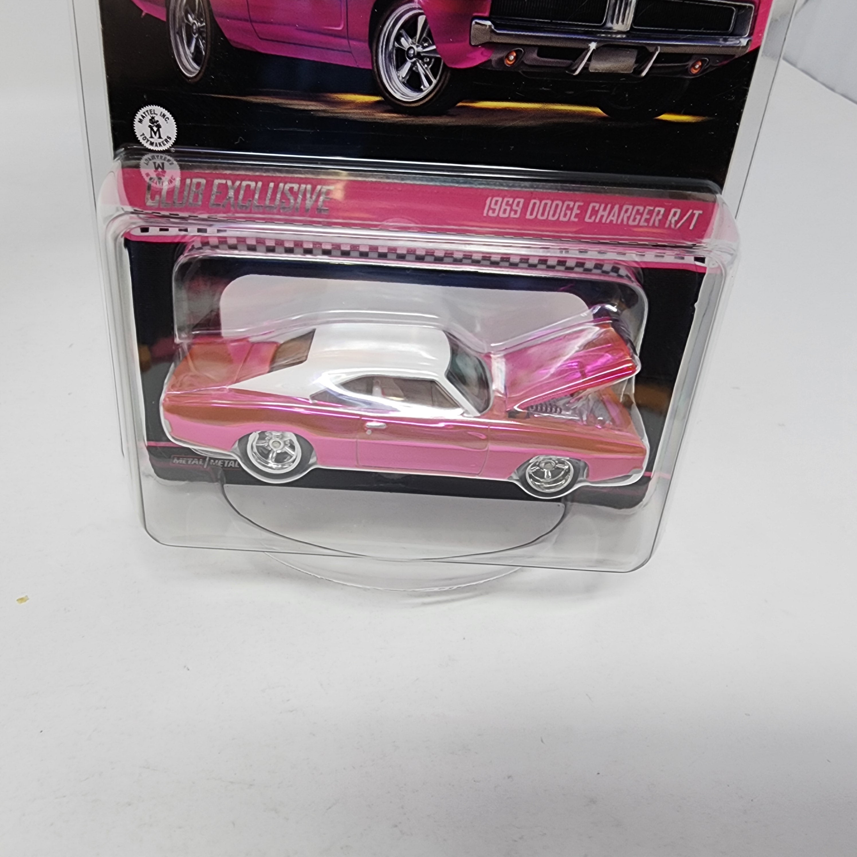 1969 Dodge Charger R/T * PINK * Hot Wheels Redline Club RLC、mySite、hgirdovlk