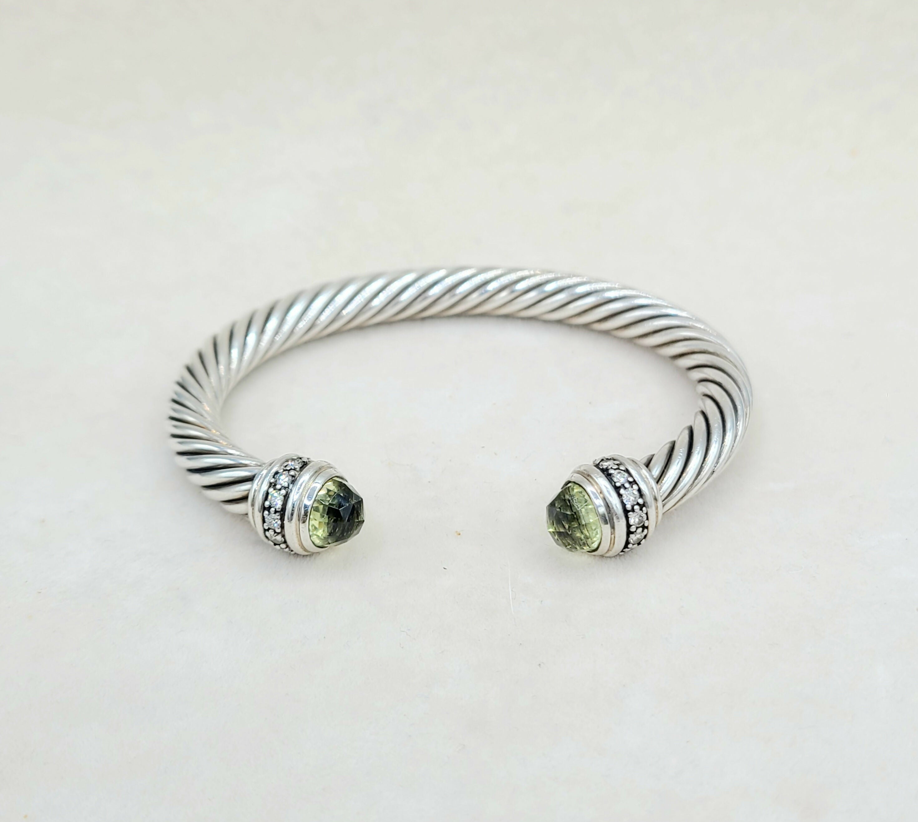 David Yurman Cable Classics Bracelet 7mm Lemon Citrine & Diamonds、mySite、hinf8tx79