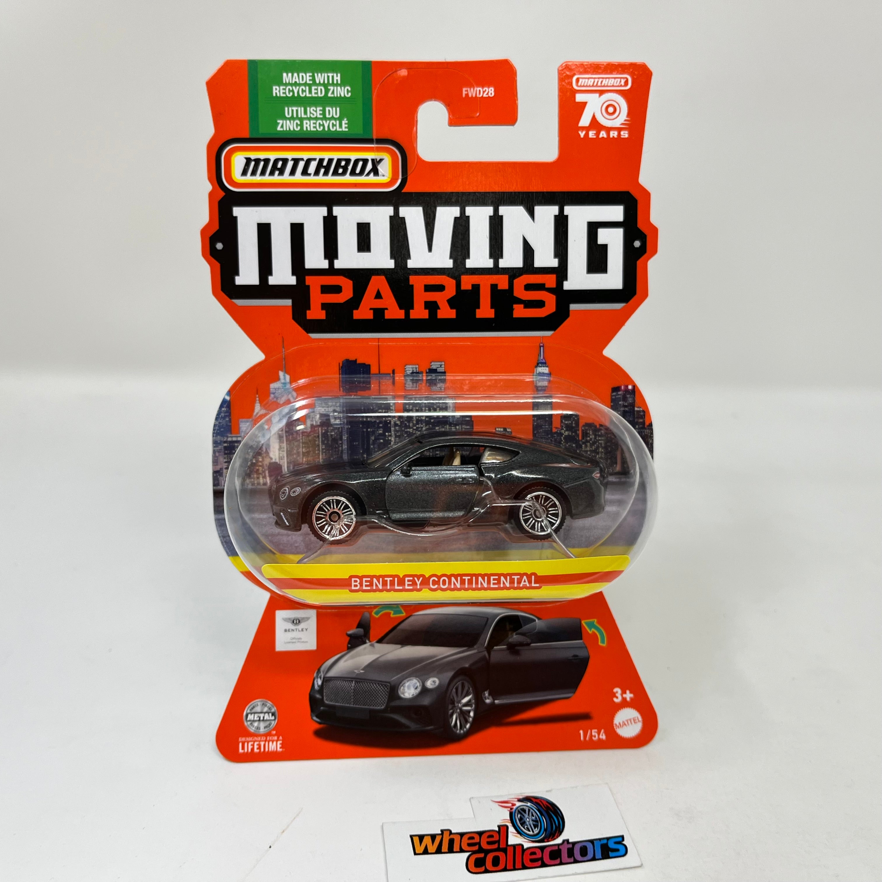 Bentley Continental * Dark Grey * 2023 Matchbox Moving Parts Case D、mySite、hgirdovlk