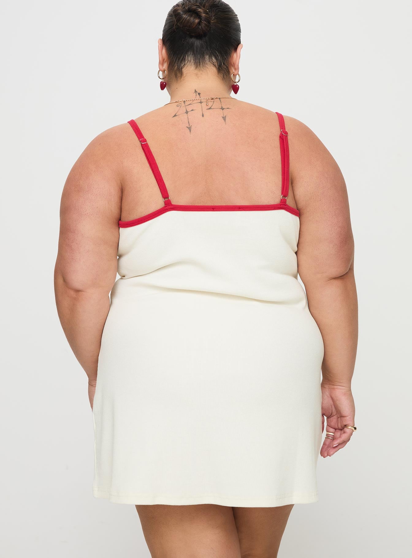 Letters Of Love Rib Sleep Mini Dress Multi Curve、mySite、solidvoid