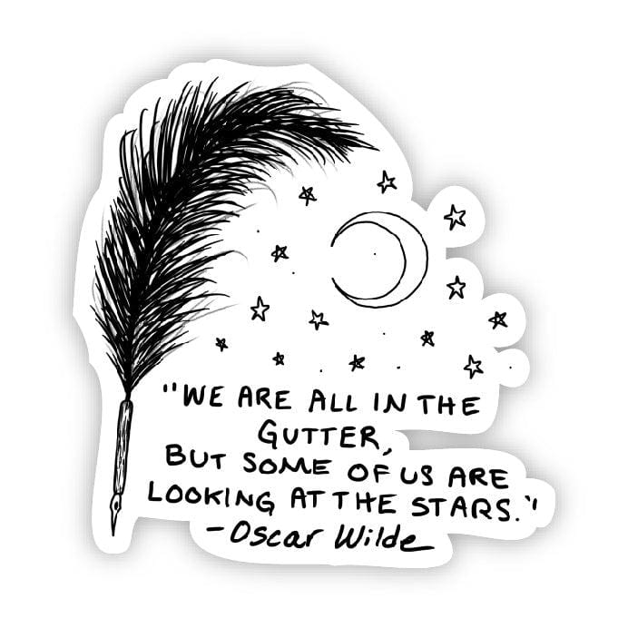  We are all in the gutter (Oscar Wilde Sticker)、mySite、elrpsem3k