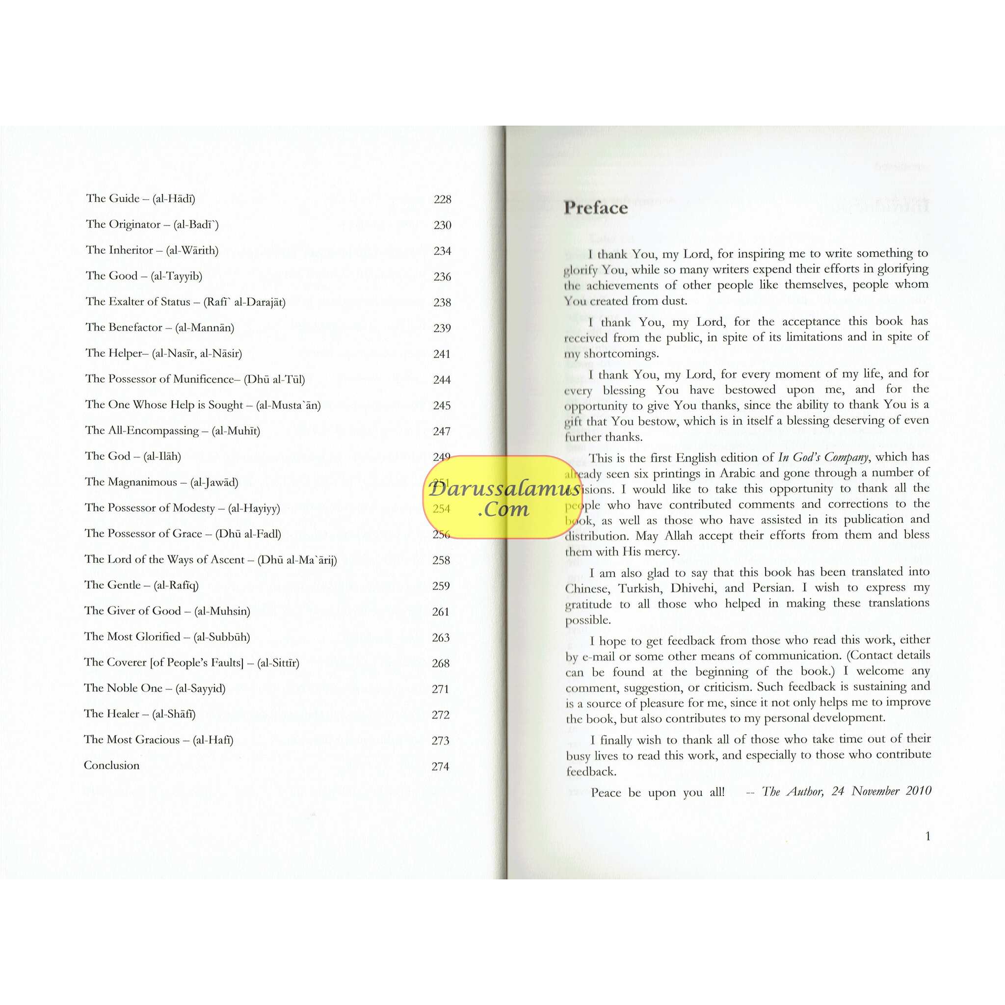 In the Company of God, Closeness to Allah Through the Beauty of His Names and Attributes By Salman Al-Oadah, Phd、mySite、topwebapps