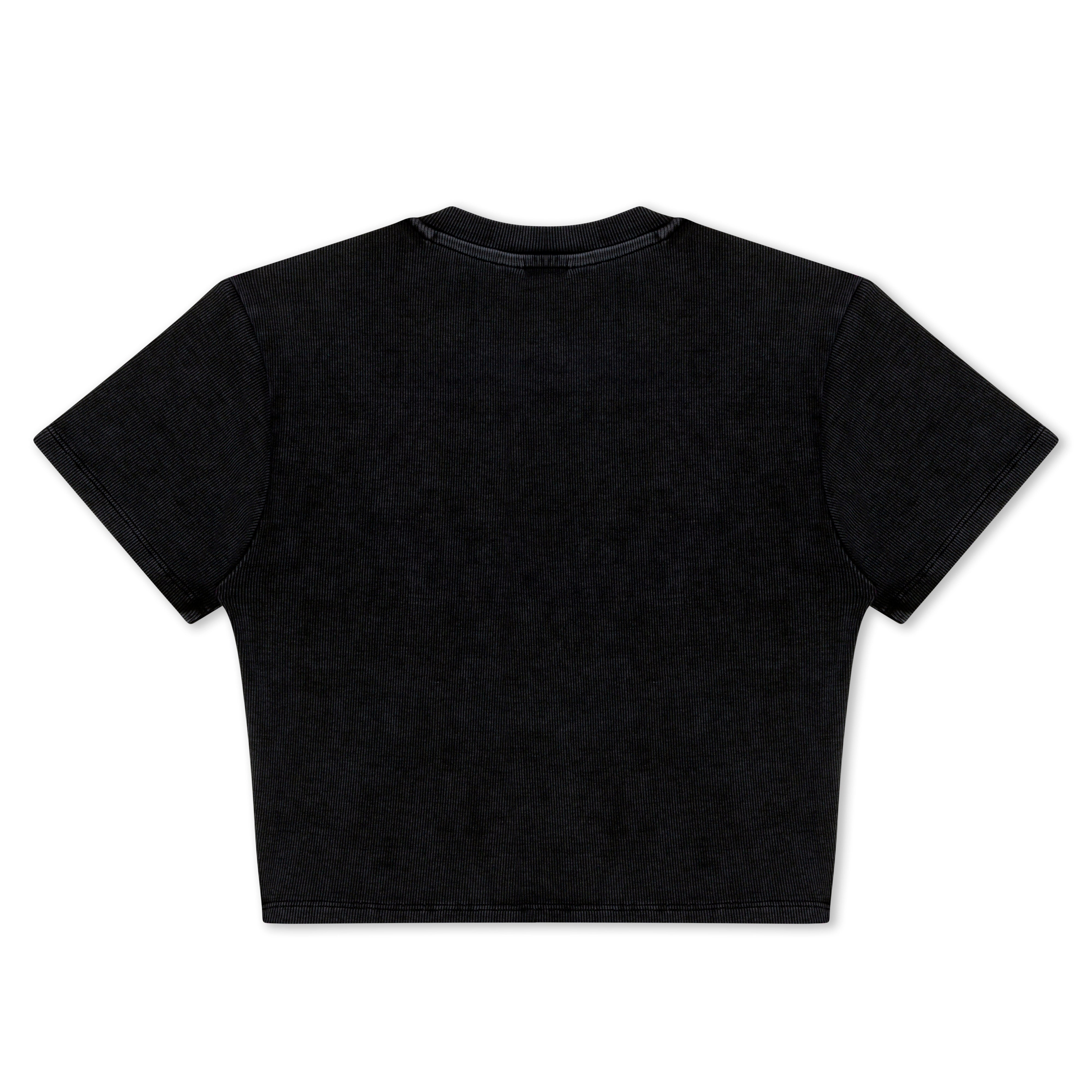  DND Cropped Baby Tee (Black Vintage)、mySite、merchandisen