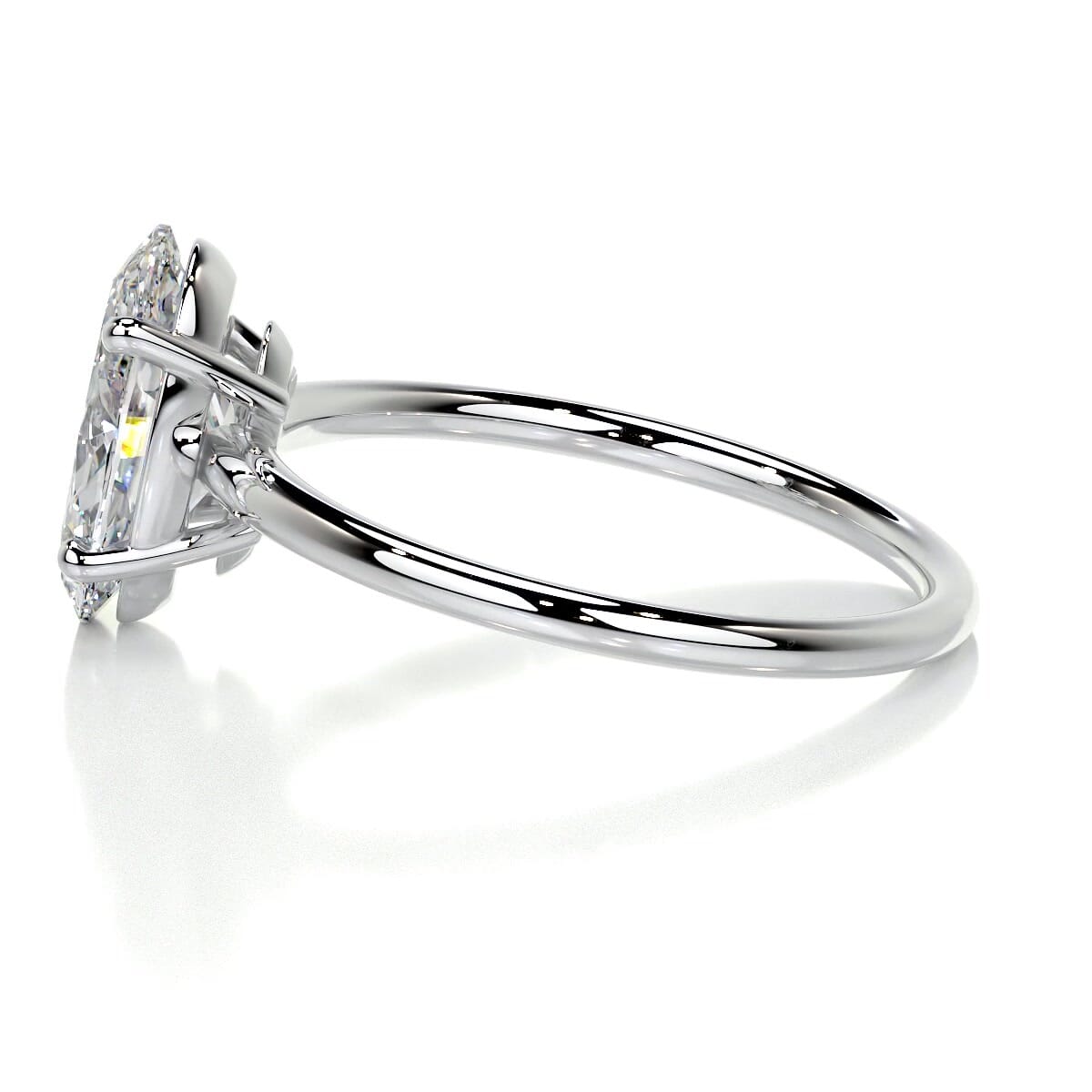 Adaline Lab Grown Diamond Ring -18K White Gold、mySite、hinf8tx79
