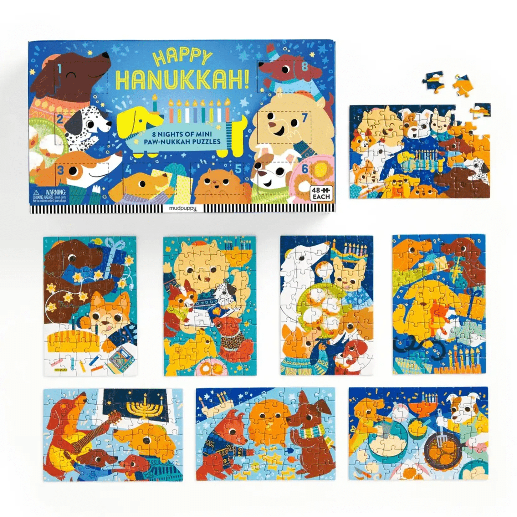  Happy Hanukkah: 8 Nights of Mini Paw-nukkah Puzzles、mySite、elrpsem3k