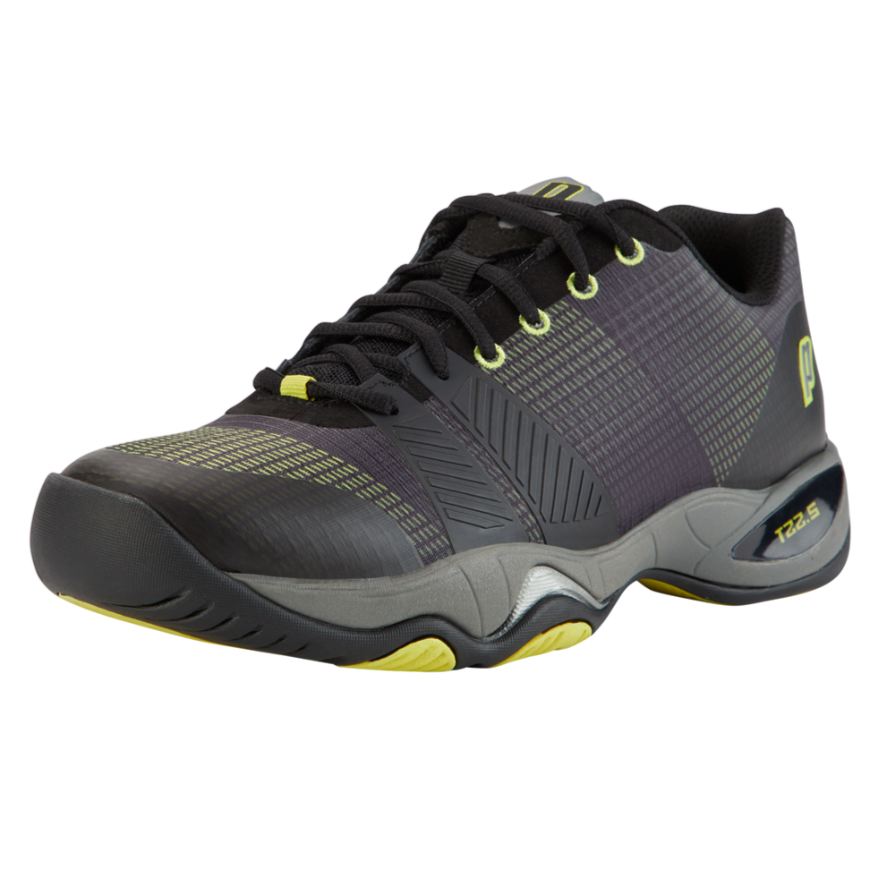 Prince T22.5 Men's Tennis Shoe (Black/Yellow)