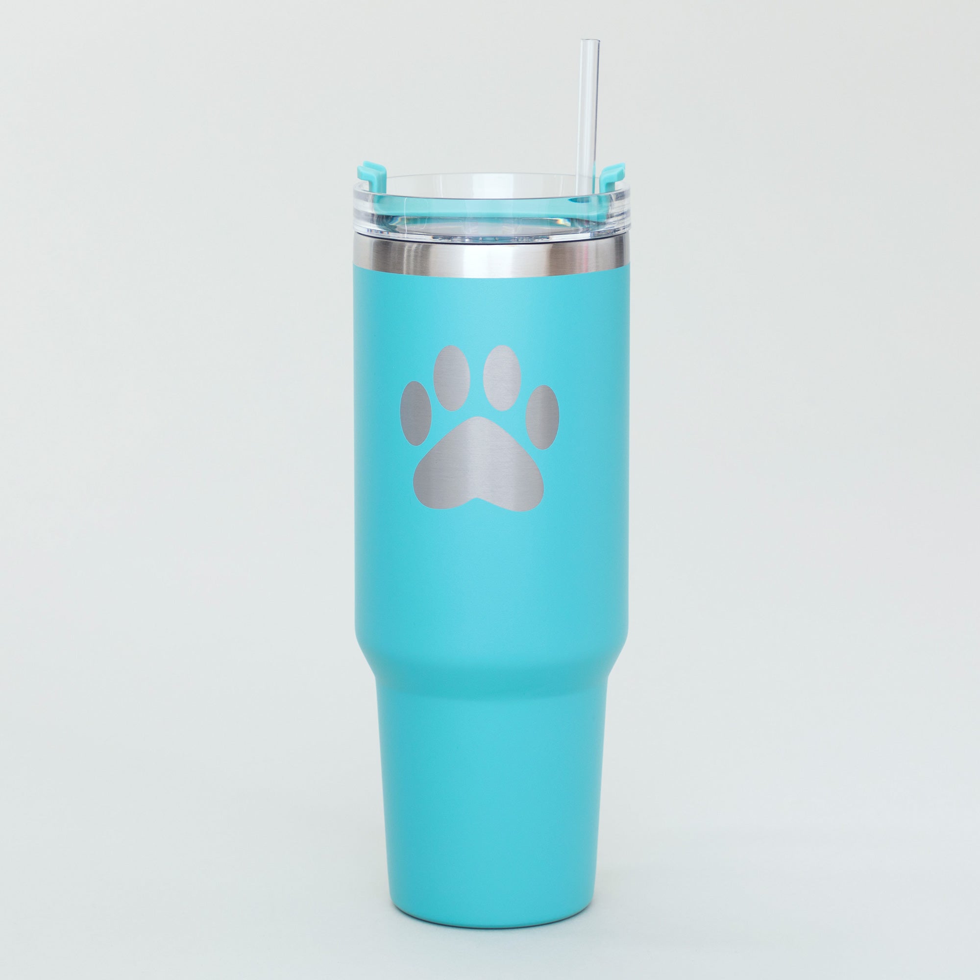 Paw Print Vacuum Sealed Stainless Steel Tumbler - 40 oz、mySite、camillekostekn