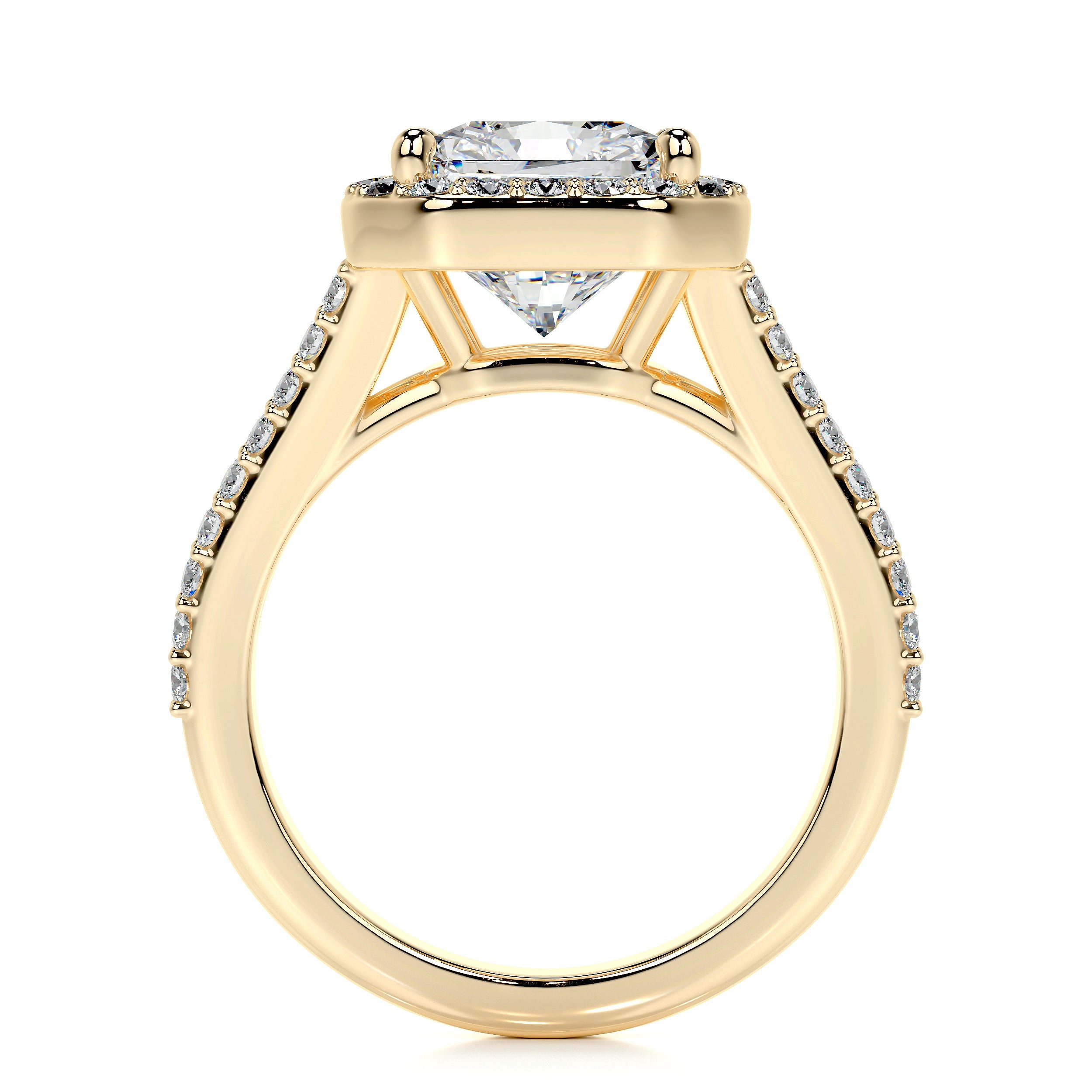 Marina Lab Grown Diamond Ring -18K Yellow Gold、mySite、hinf8tx79