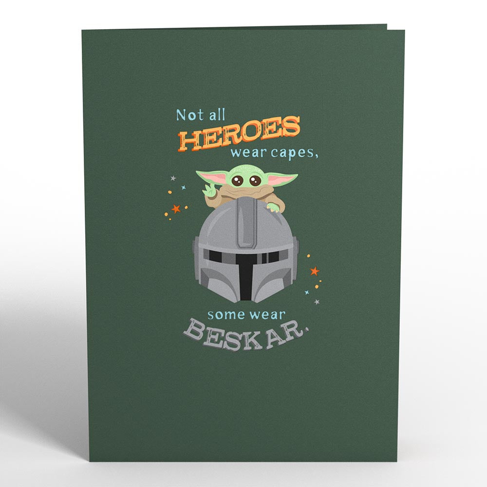 Star Wars™ The Mandalorian™ Beskar Father's Day Pop-Up Card、mySite、solidvoid