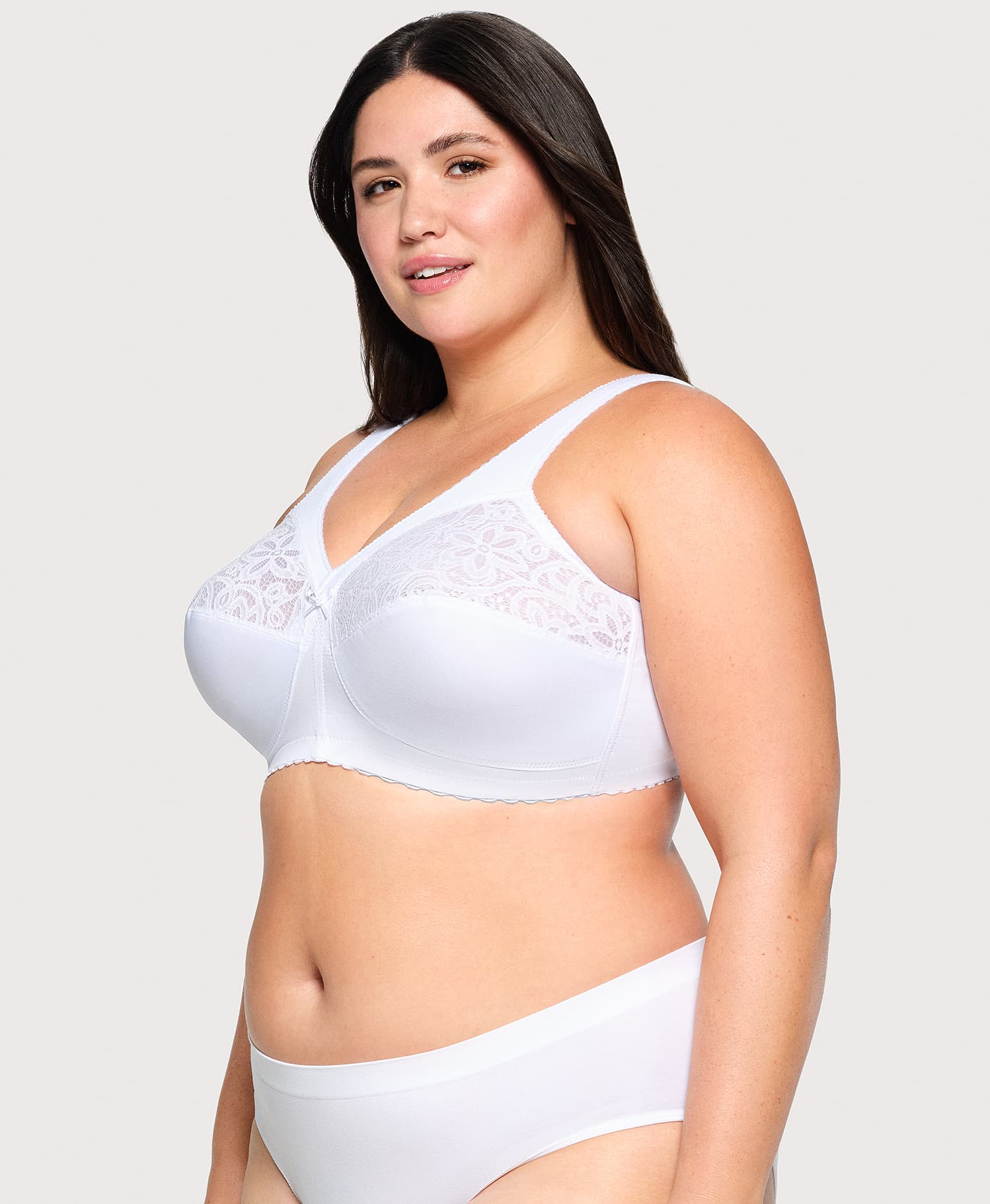  MagicLift Cotton Support Bra White、mySite、justintrudeaud