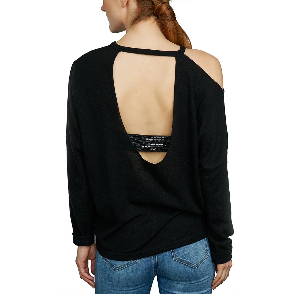  Black Sequins Bra Back Cover、mySite、justintrudeaud