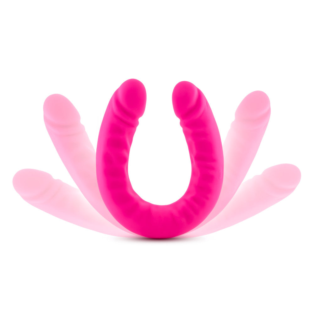 Ruse By Blush® | G-Spot Hot Pink 18-Inch Long Dildo、mySite、bottomscart