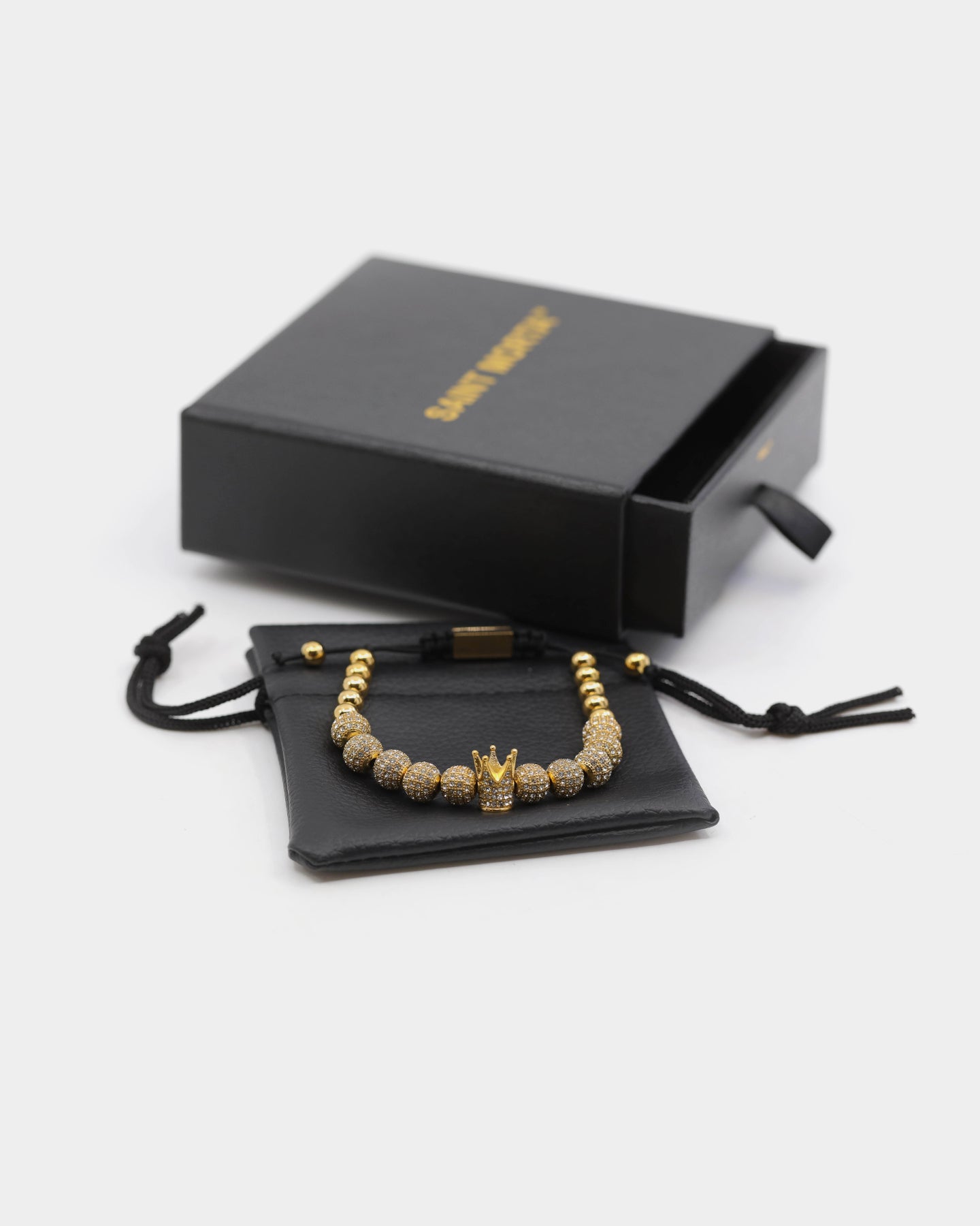 Saint Morta Crown Bracelet Iced Gold、mySite、zt4zffjzw