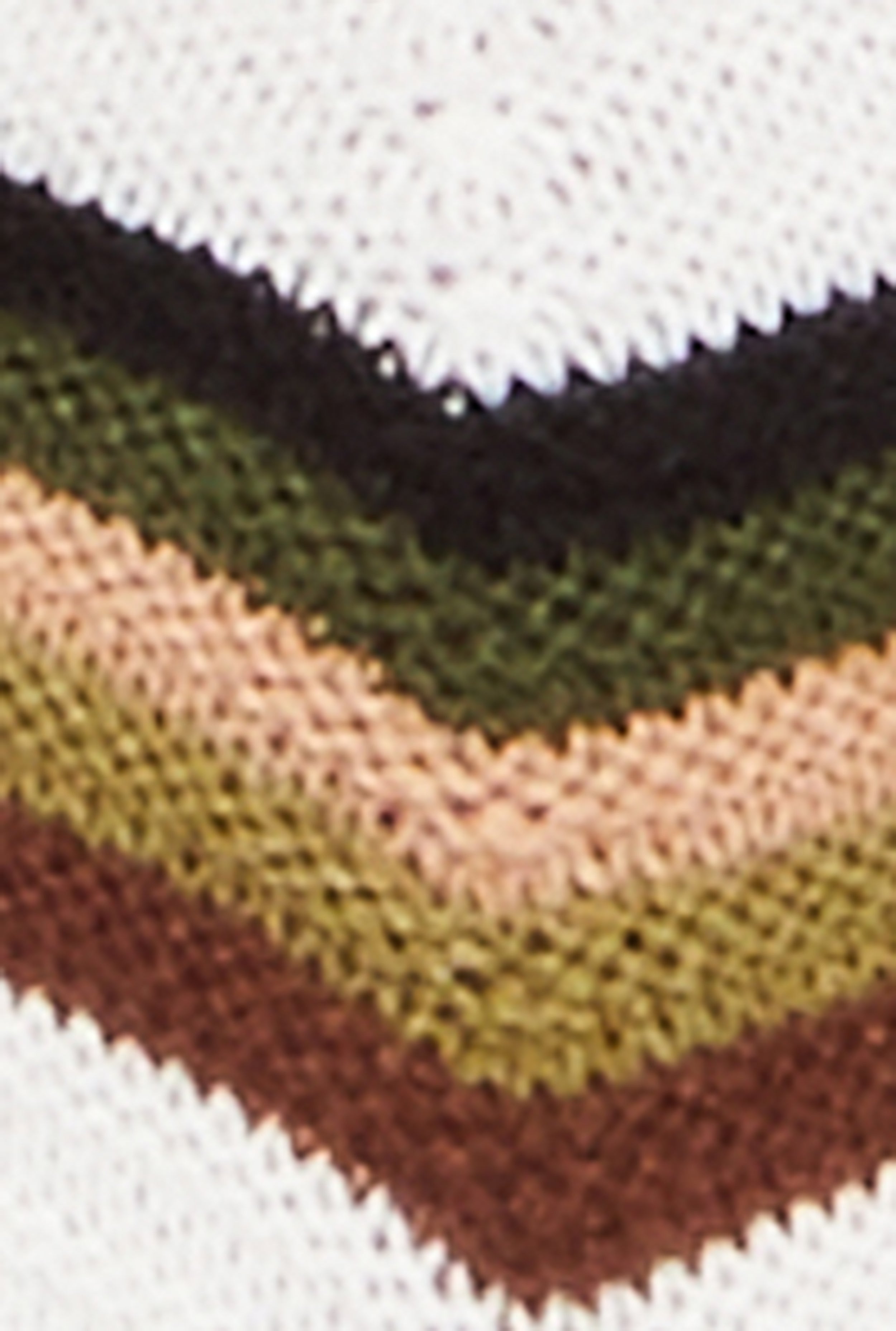 Chevron Stripe Caged Back Sweater、mySite、camillekostekn