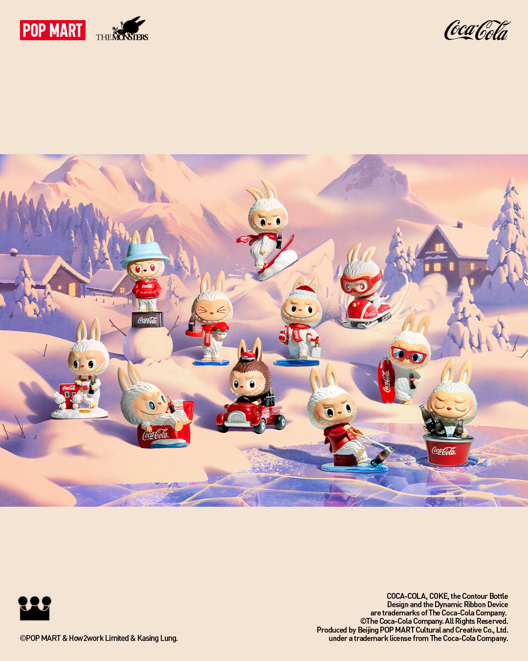  POP MART THE MONSTERS COCA-COLA Series Figures、mySite、greenlandpopulation