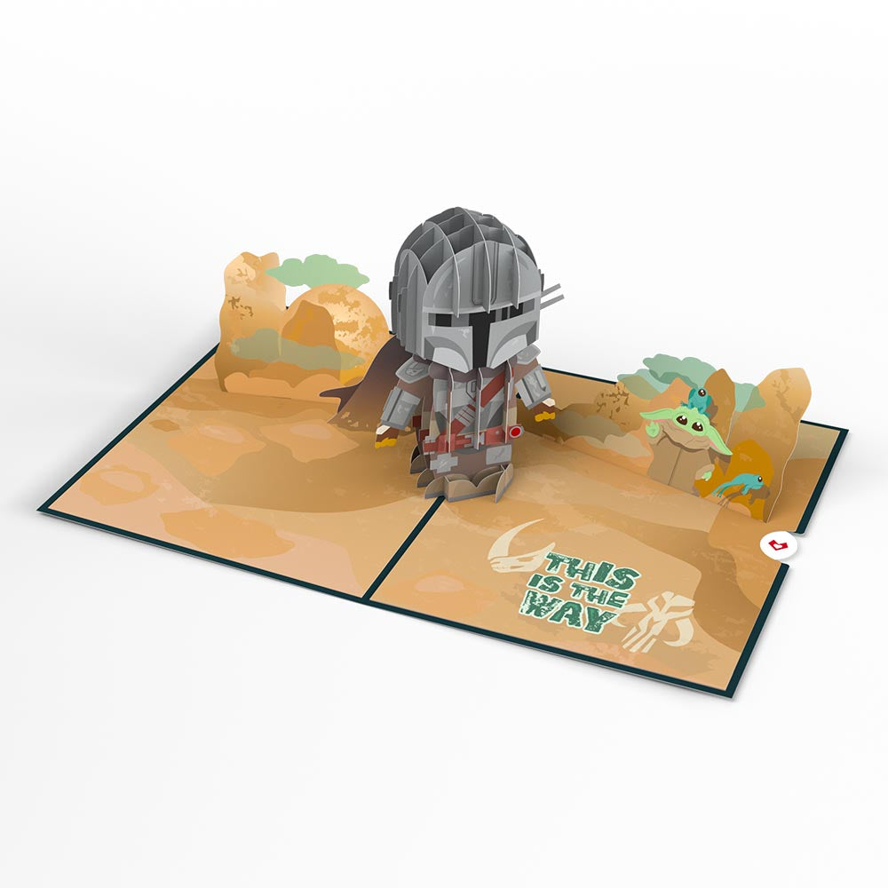 Star Wars™ The Mandalorian™ Legendary Warrior Birthday Pop-Up Card、mySite、solidvoid