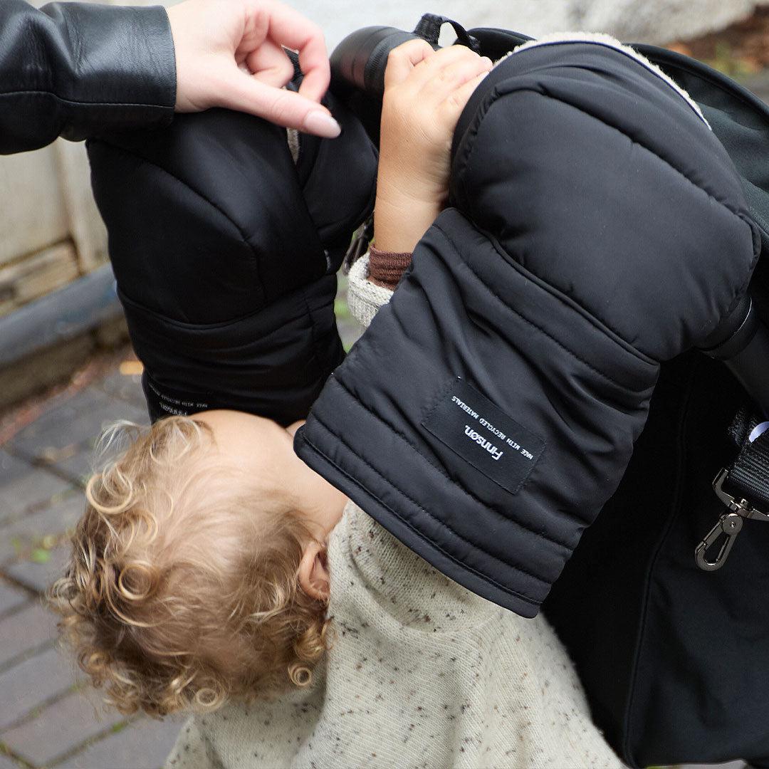  Finnson Astrid Eco Universal Stroller Mittens - Black、mySite、merchandisen