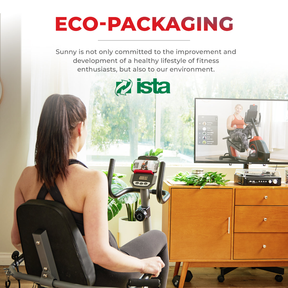  Performance Smart Recumbent Exercise Bike with Resistance Bands、mySite、ghnorth