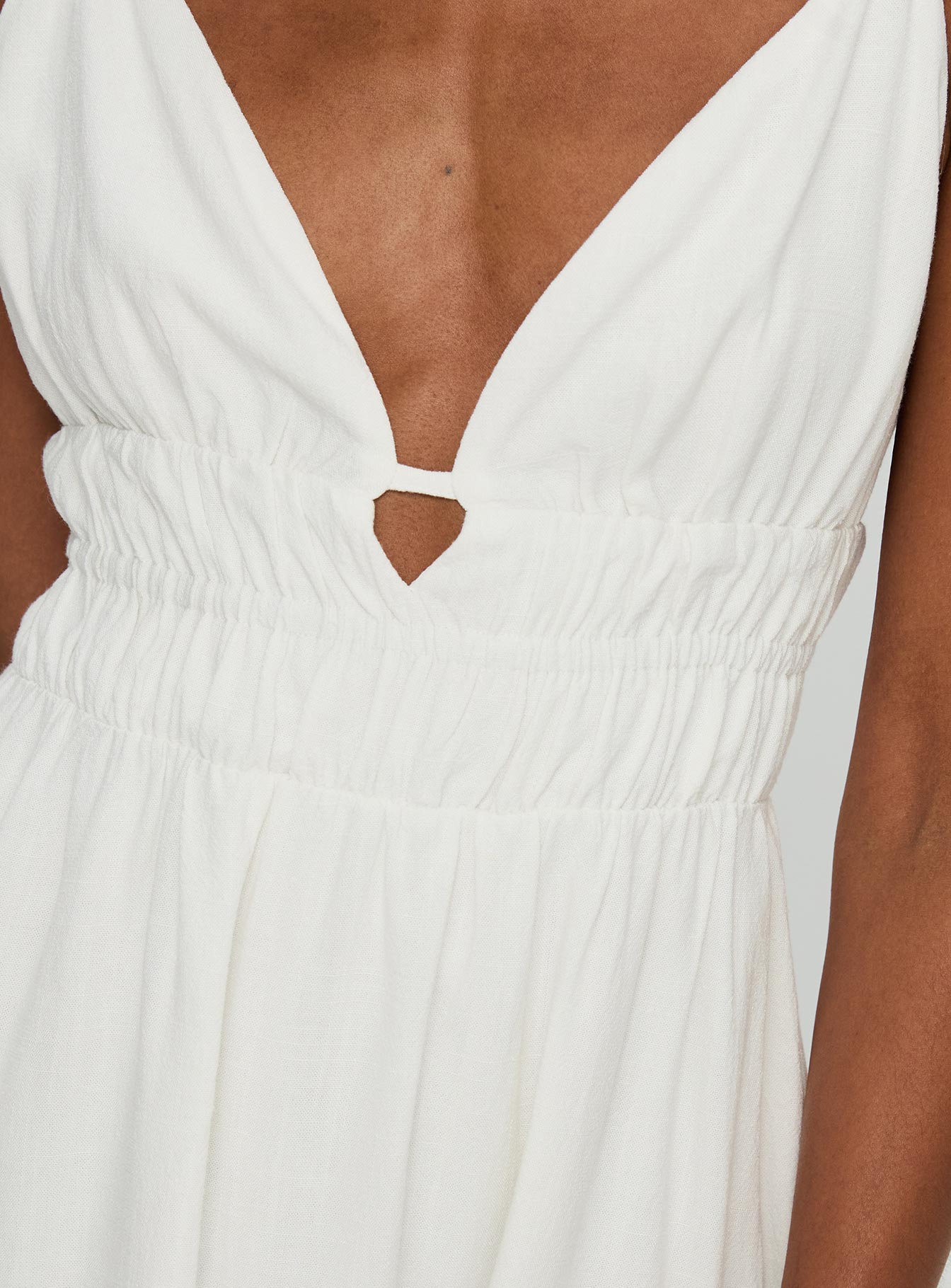 Elpida Mini Dress White、mySite、solidvoid