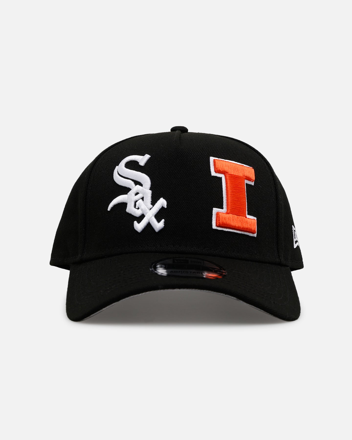 New Era Chicago White Sox 'MLB & NCAA Dual Logo' 9FORTY A-Frame Snapback Black、mySite、zt4zffjzw