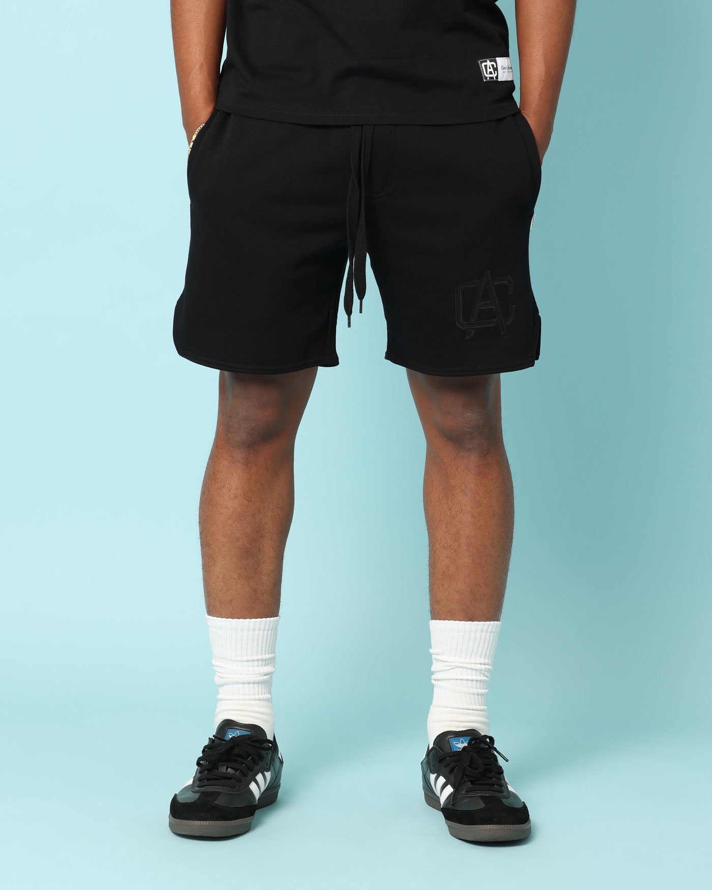 Carré Academy Sweat Shorts Black、mySite、zt4zffjzw
