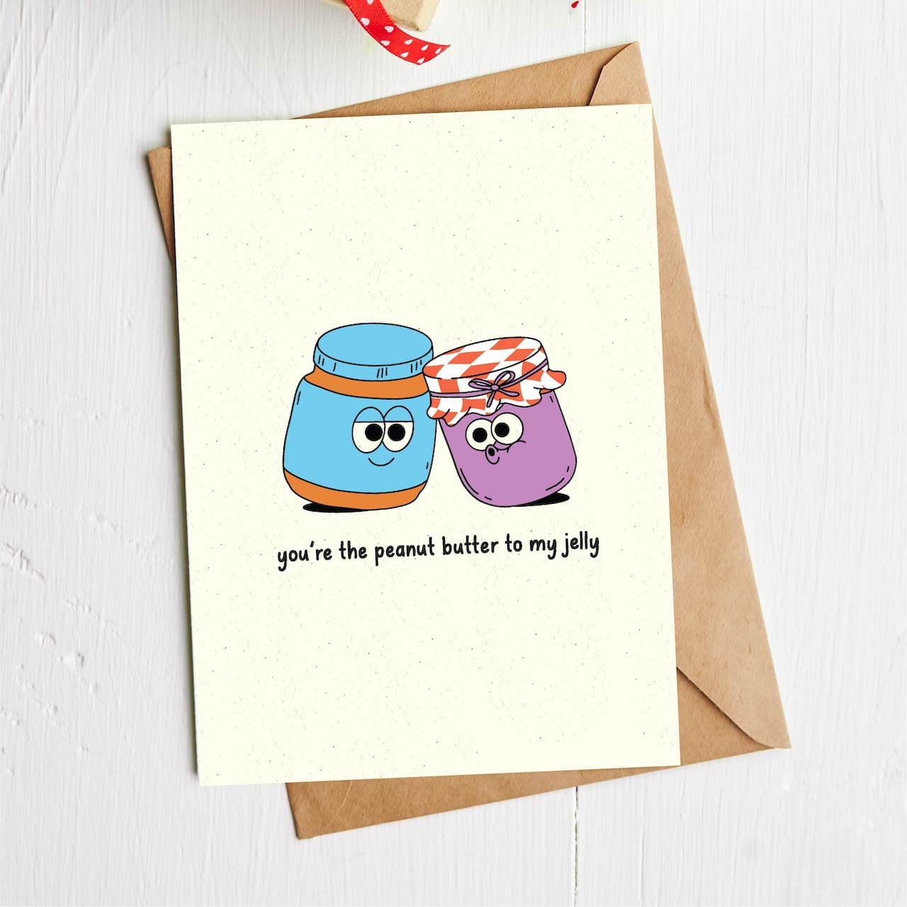  You're the peanut butter to my jelly Valentine's Day Card、mySite、elrpsem3k
