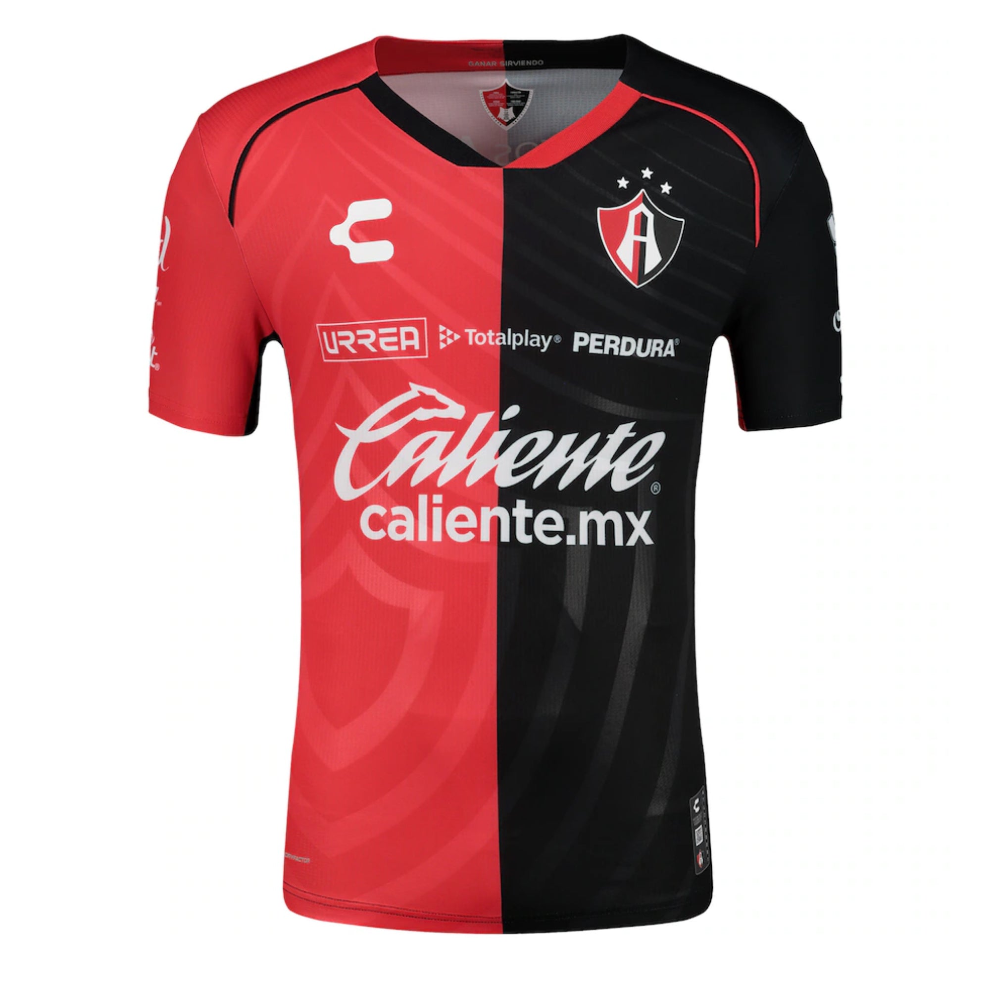 Charly Men's Atlas 2024/25 Authentic Home Jersey Red/Black、mySite、noshort