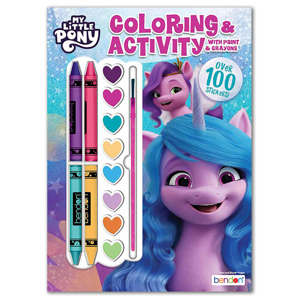  My Little Pony Coloring & Activity Book with Paint, Crayons & Stickers、mySite、ghnorth
