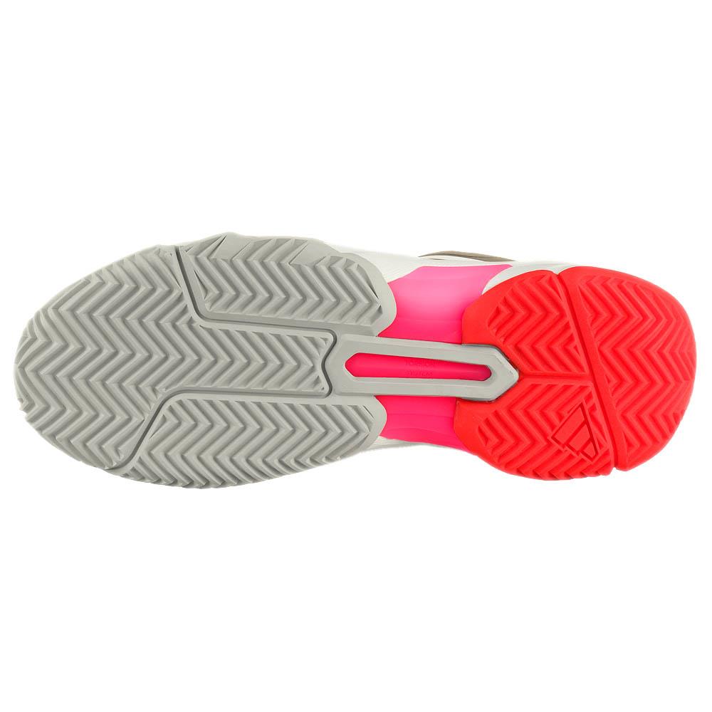 adidas Women's CourtJam Control 3 - Cloud White/Iron Metallic