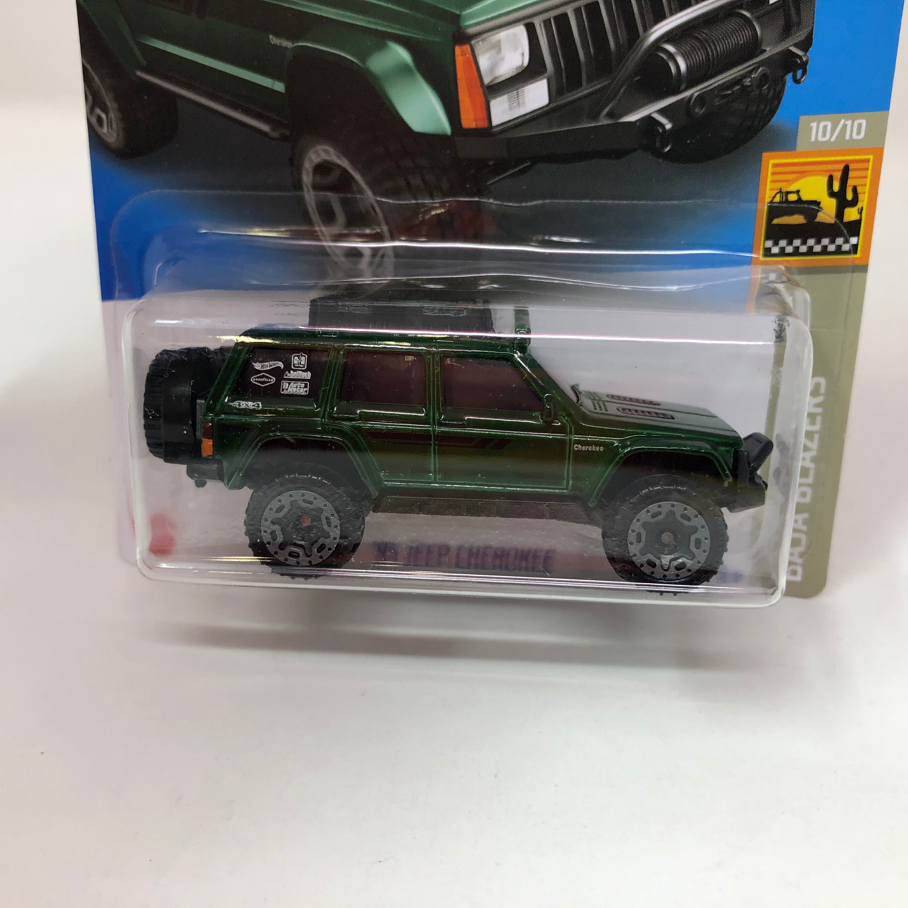 '95 Jeep Cherokee #150 * GREEN * 2022 Hot Wheels、mySite、hgirdovlk
