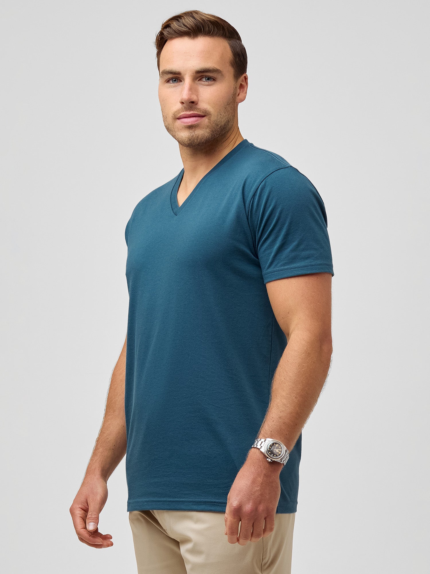  Sea Blue V-Neck、mySite、ghnorth