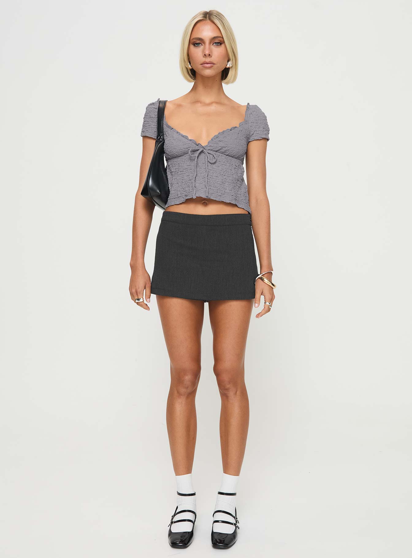 Kellan Cap Sleeve Top Blue、mySite、solidvoid