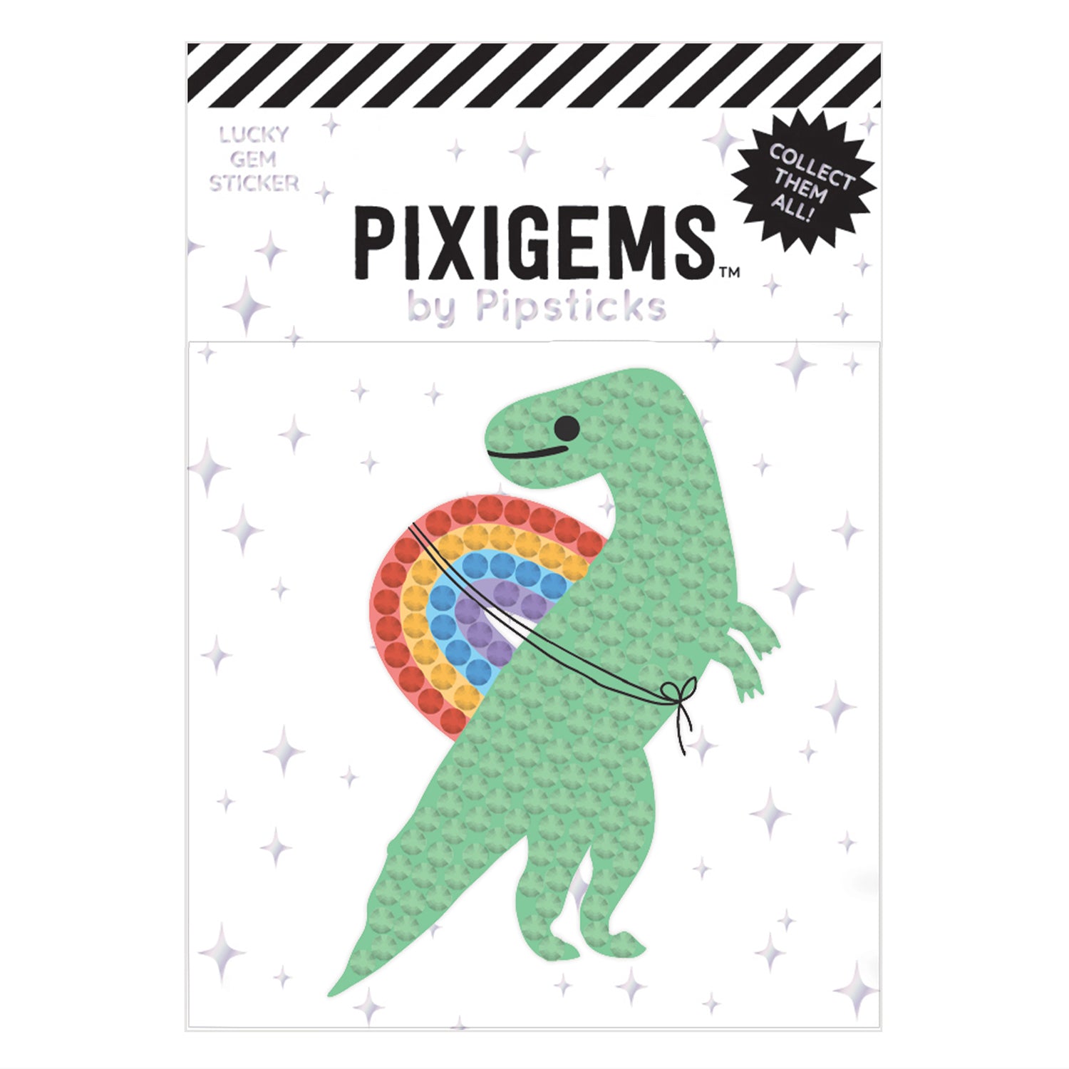  Tiki T-Rex Pixigem Sticker、mySite、ghnorth