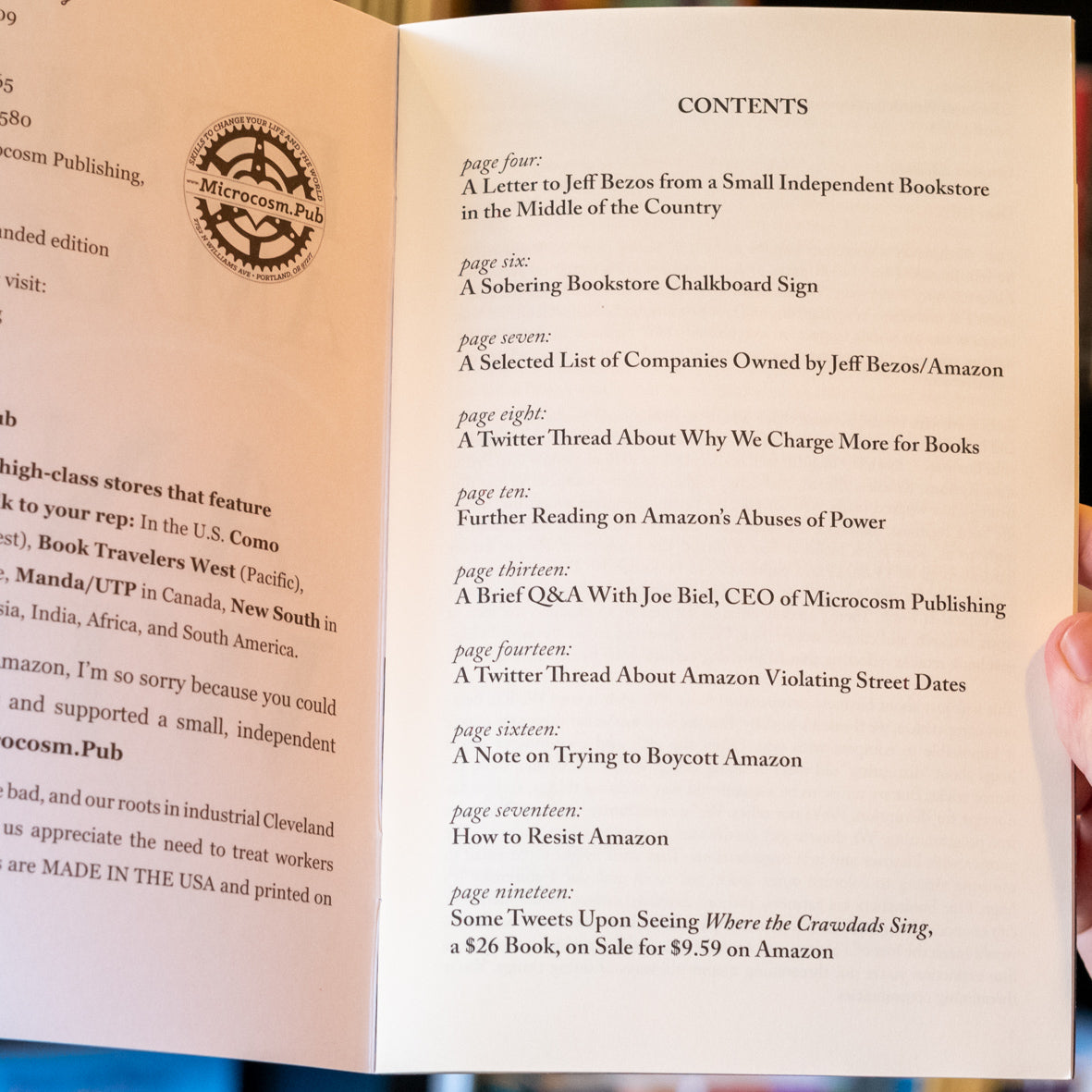 How to Resist Amazon and Why、mySite、topwebapps