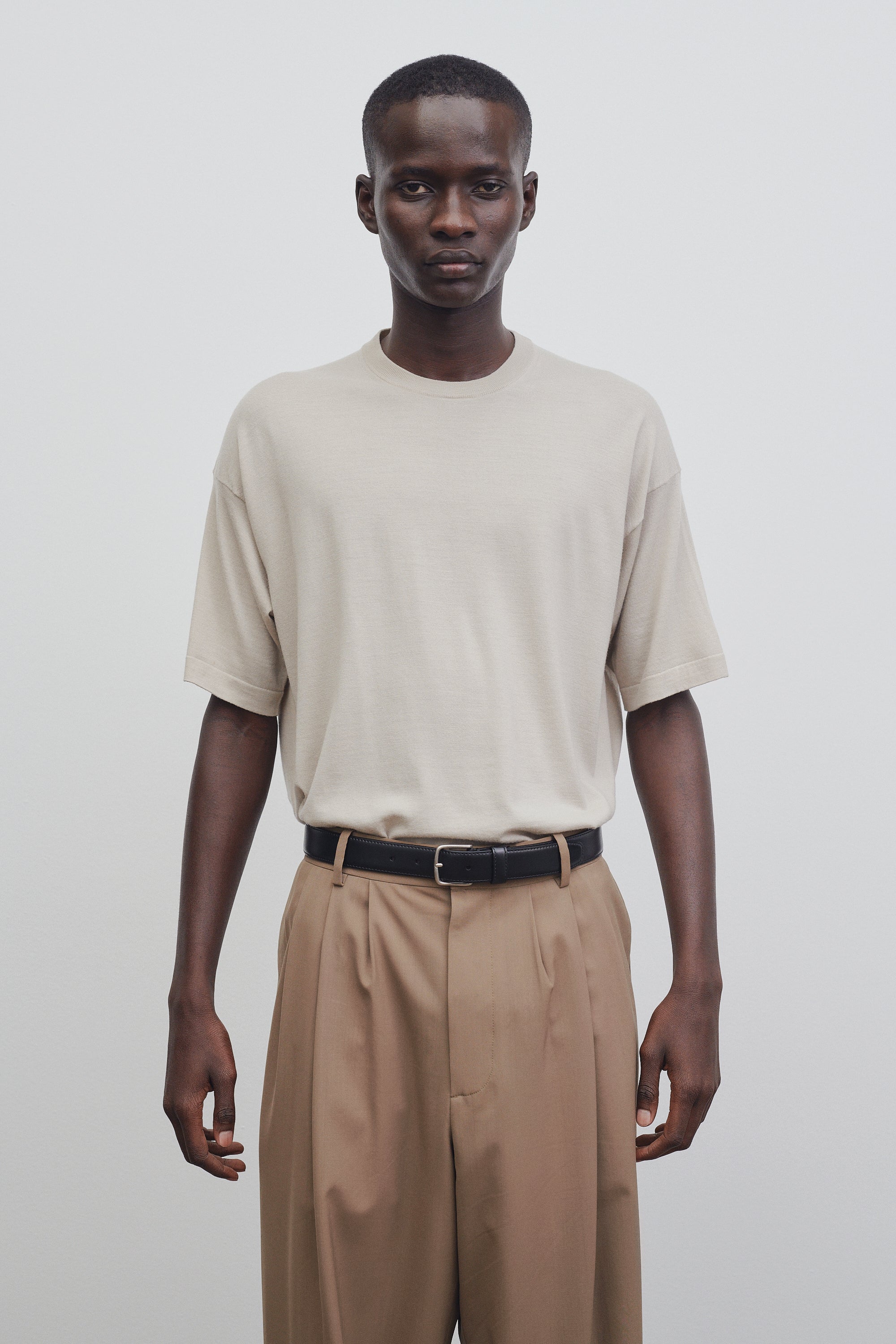 Dlomu T-Shirt in Wool、mySite、aoinhome